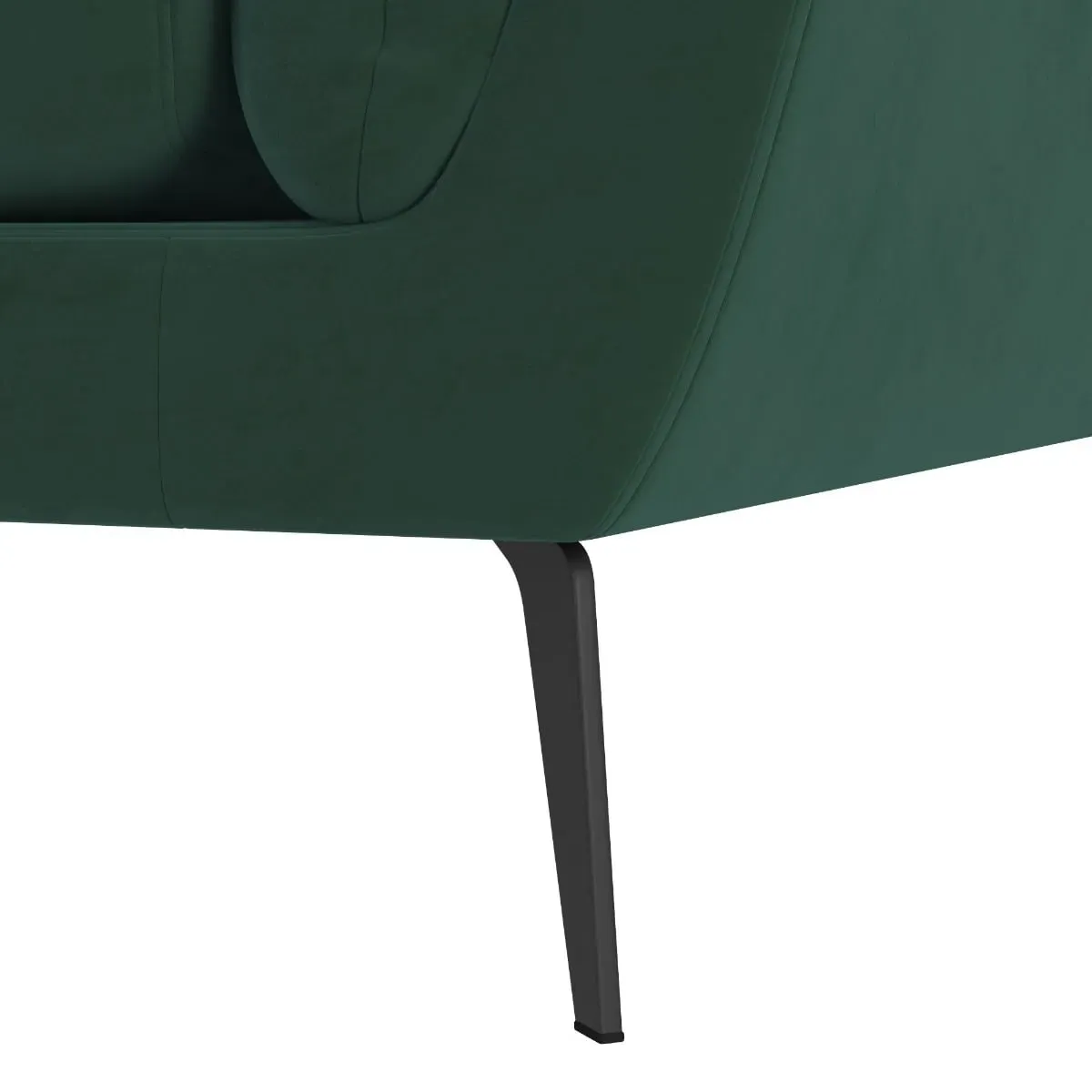 Boone 3-Seater Sofa - Green, Fabric