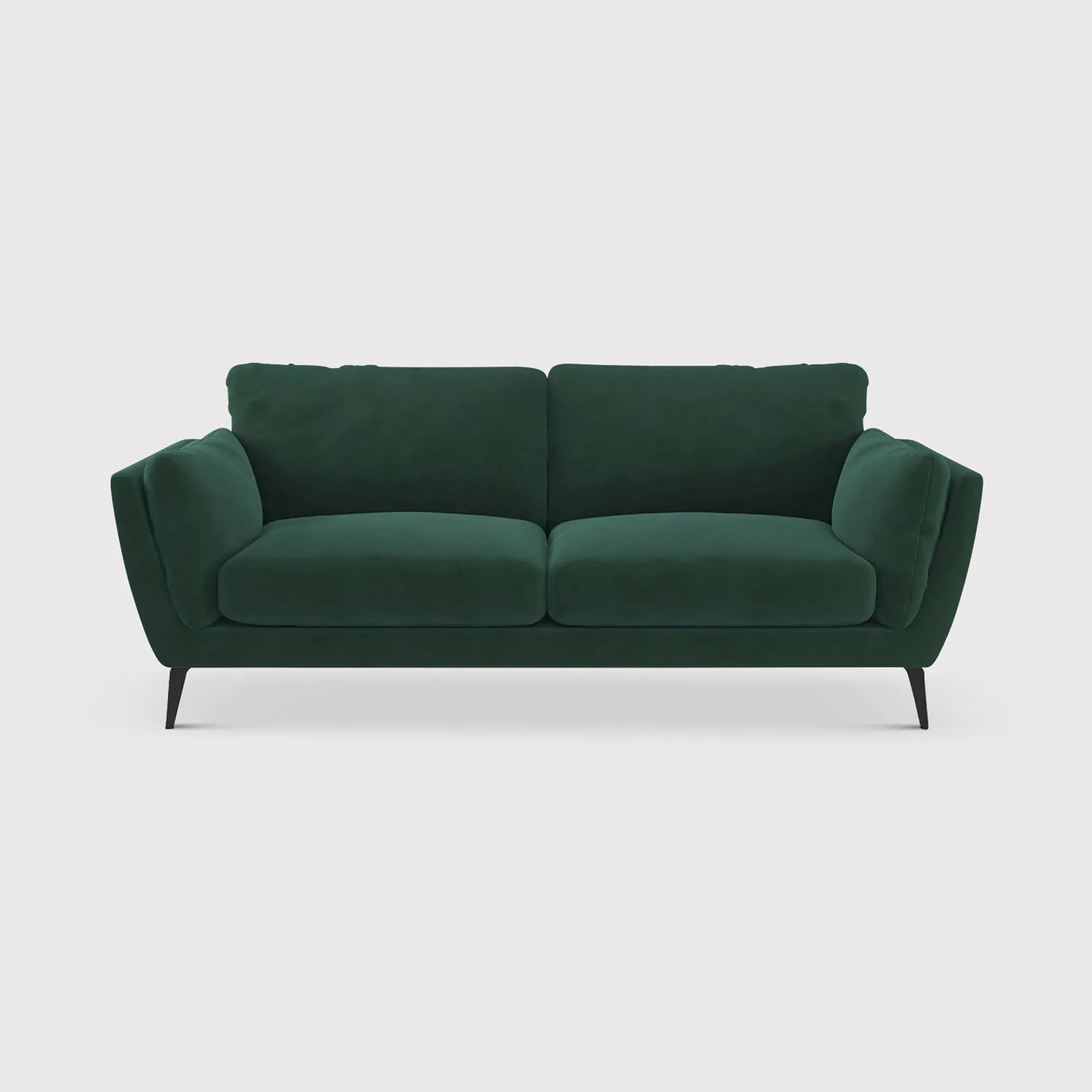 Boone 3-Seater Sofa - Green, Fabric image