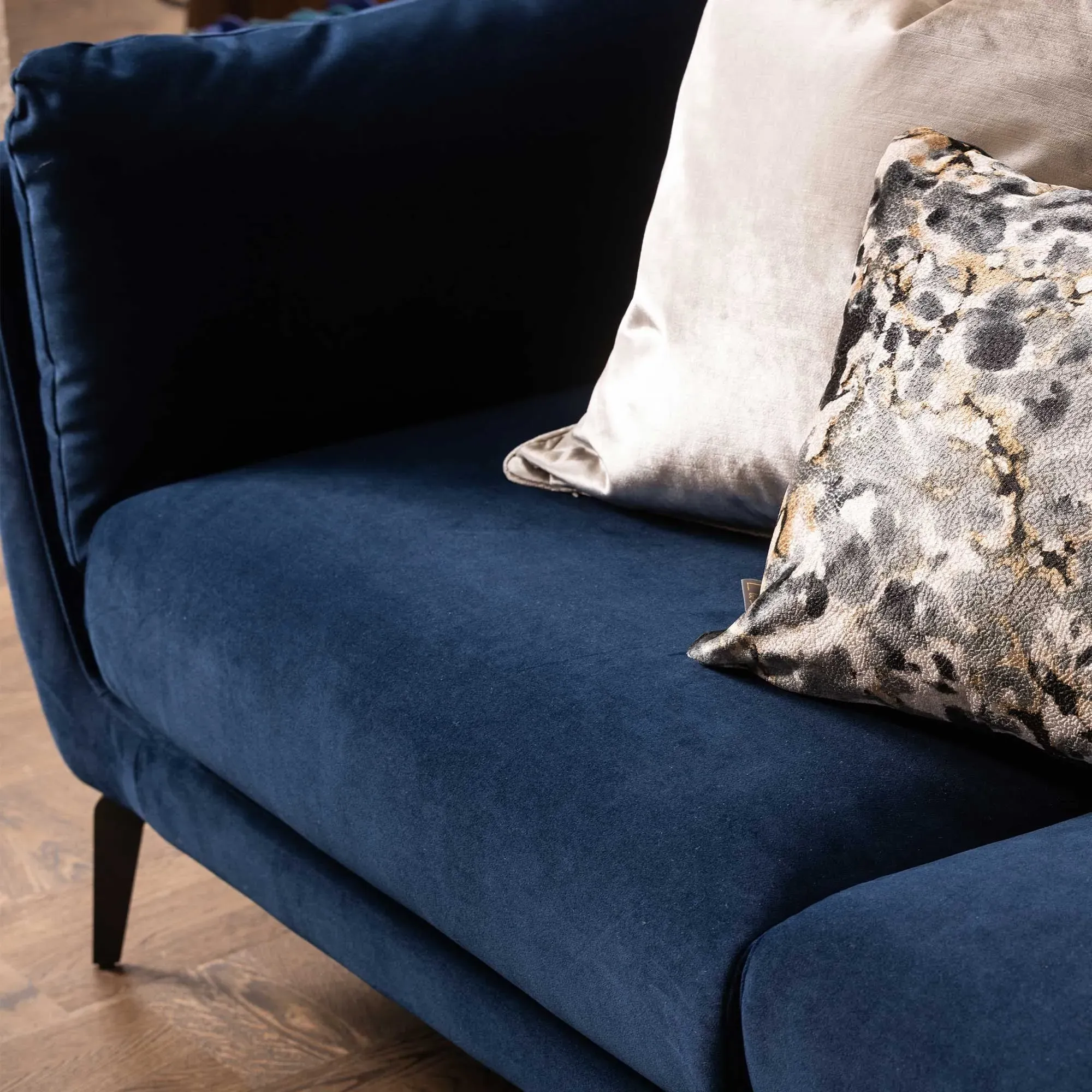 Boone 3-Seater Sofa - Navy, Fabric