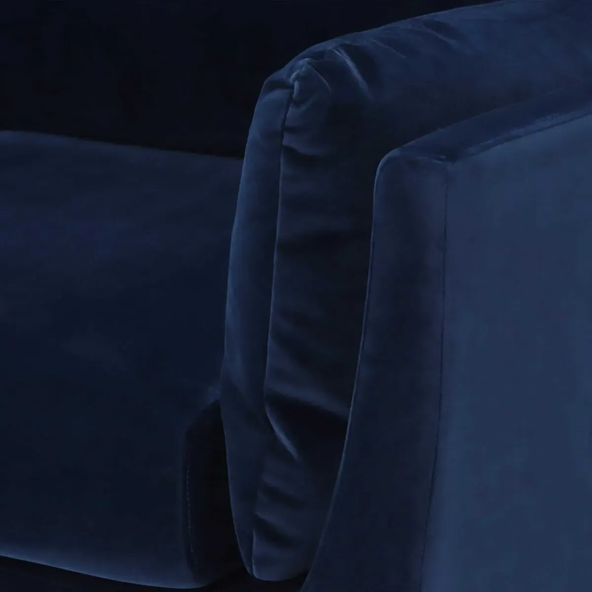 Boone 3-Seater Sofa - Navy, Fabric