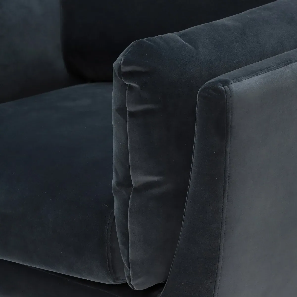 Boone Armchair - Grey, Fabric