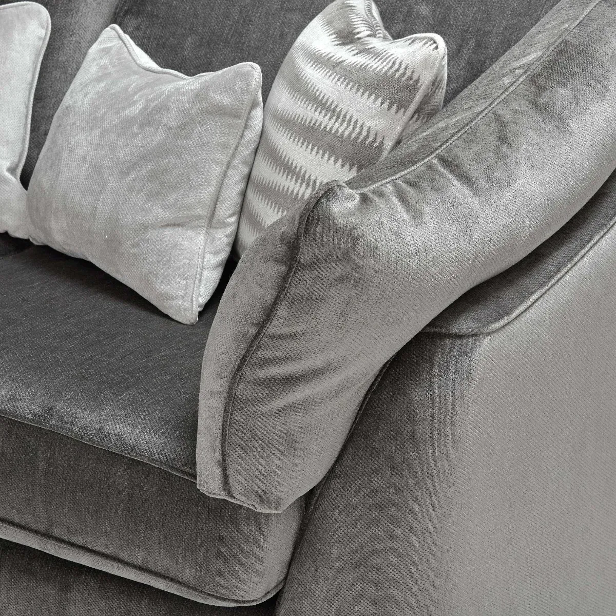 Borelly 2-Seater Sofa - Grey, Fabric