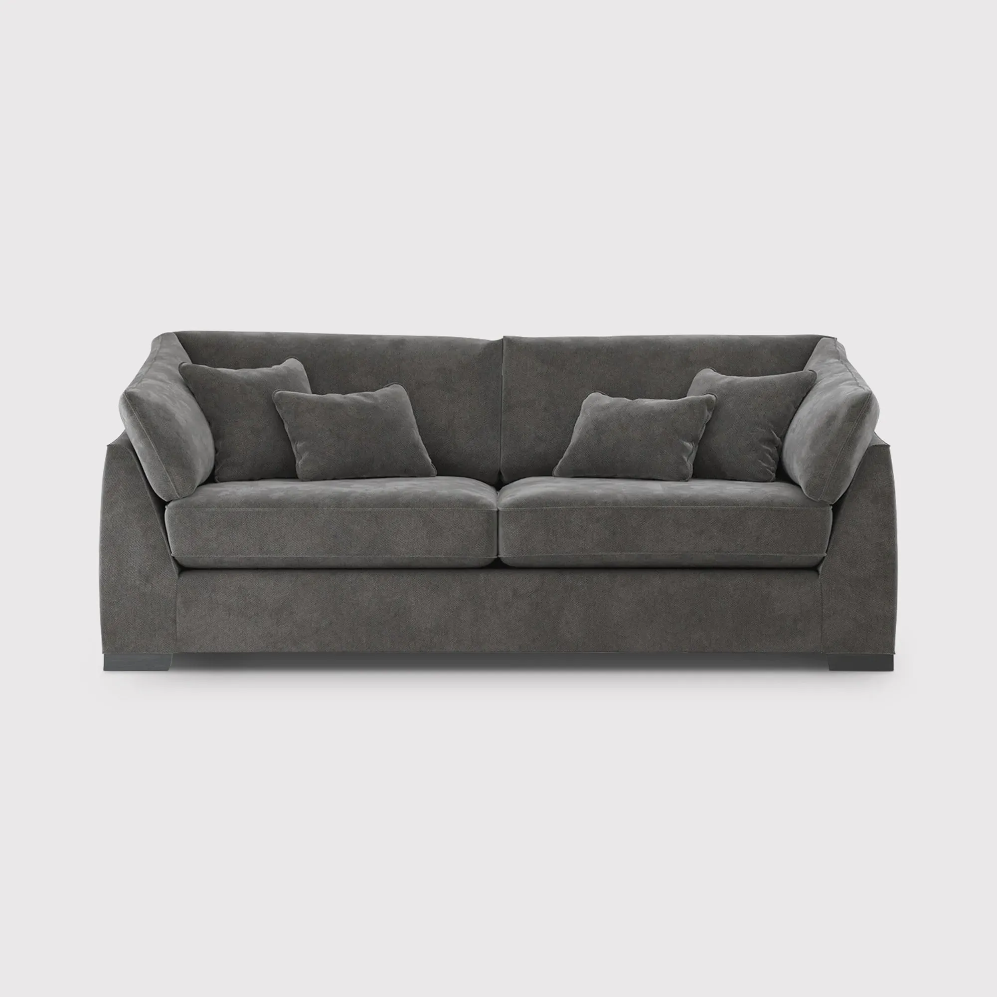 Borelly 3-Seater Sofa - Grey, Fabric