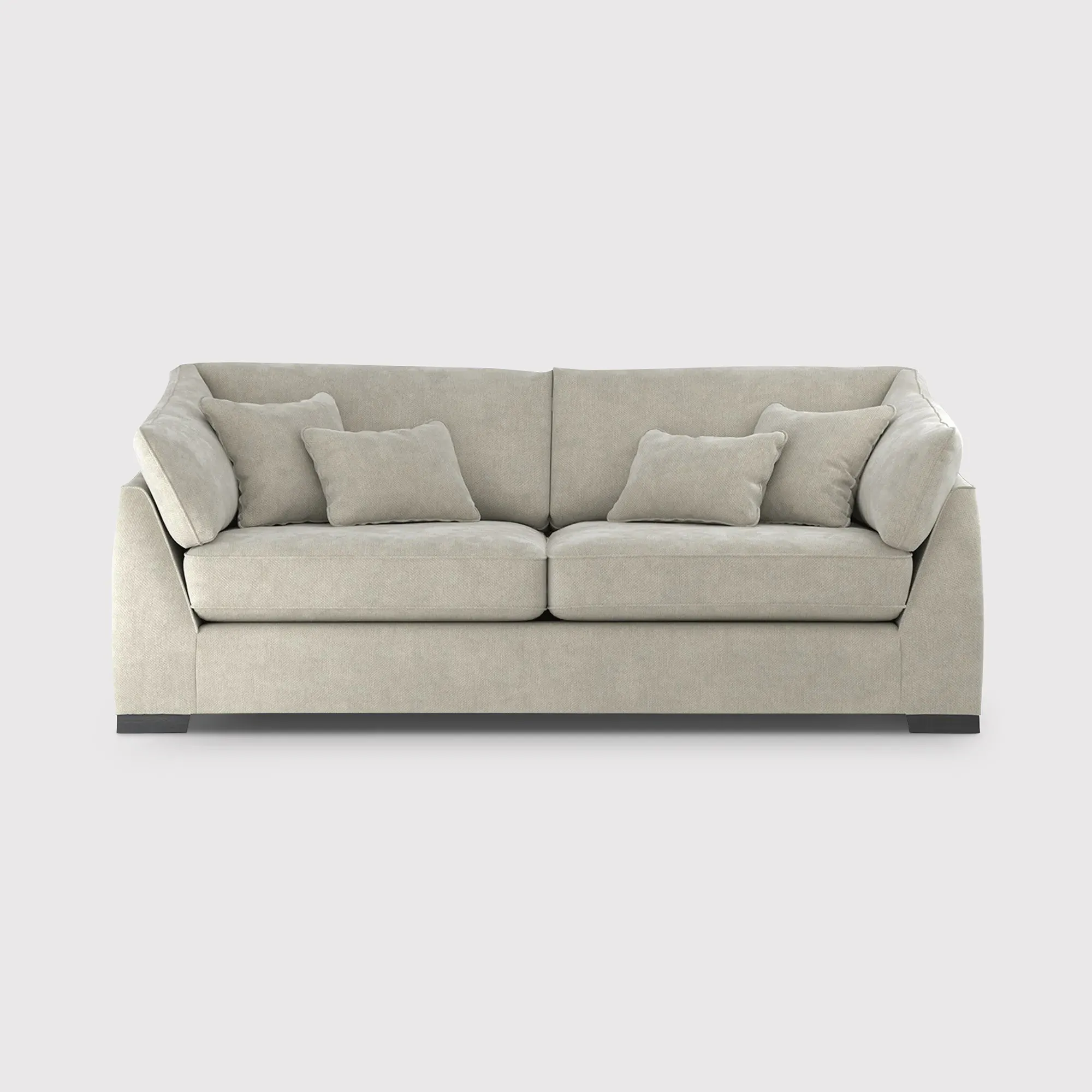 Borelly 3-Seater Sofa - Grey, Fabric