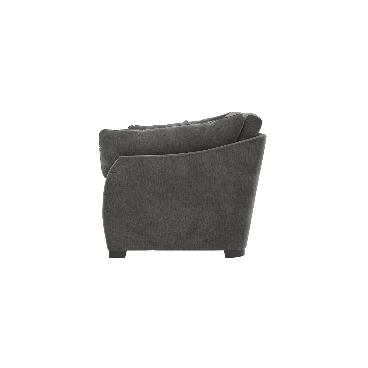 Borelly 4-Seater Sofa - Grey, Fabric