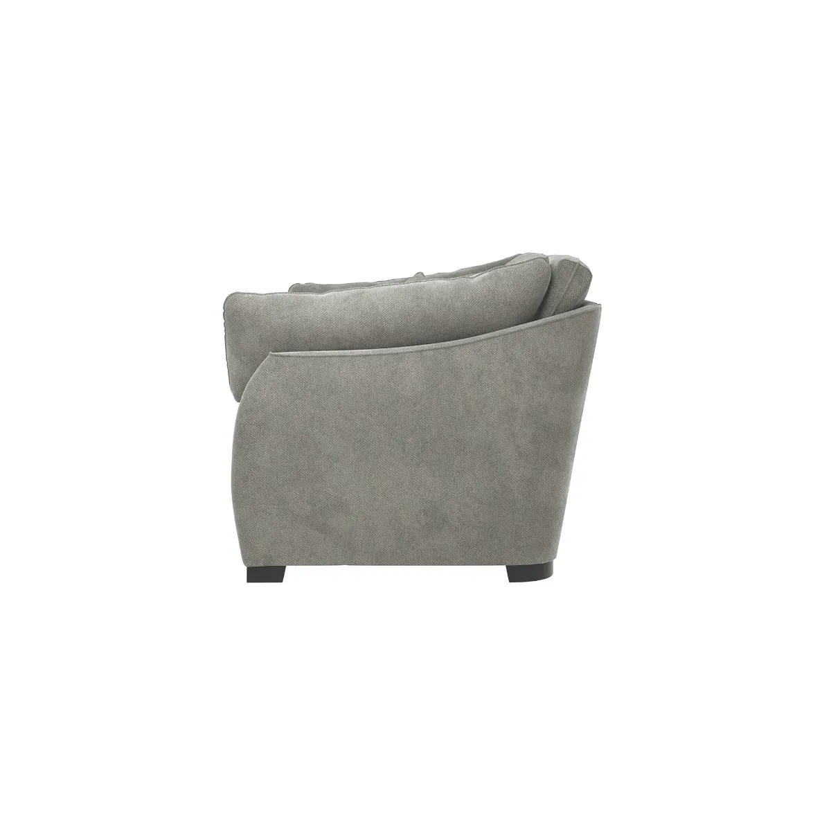 Borelly 4-Seater Sofa - Grey, Fabric