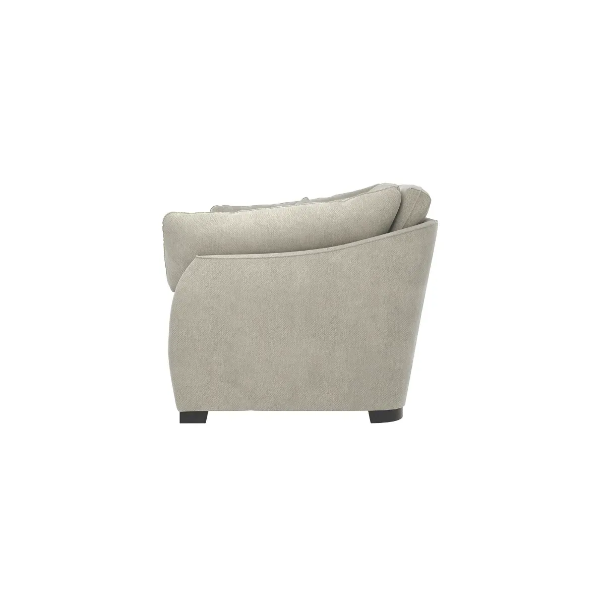 Borelly 4-Seater Sofa - Grey, Fabric