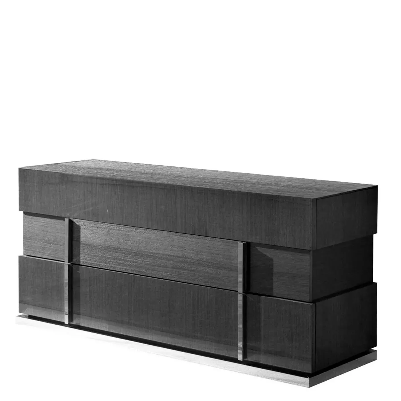 Borgia 3 Drawer Dresser - Grey, Koto Wood