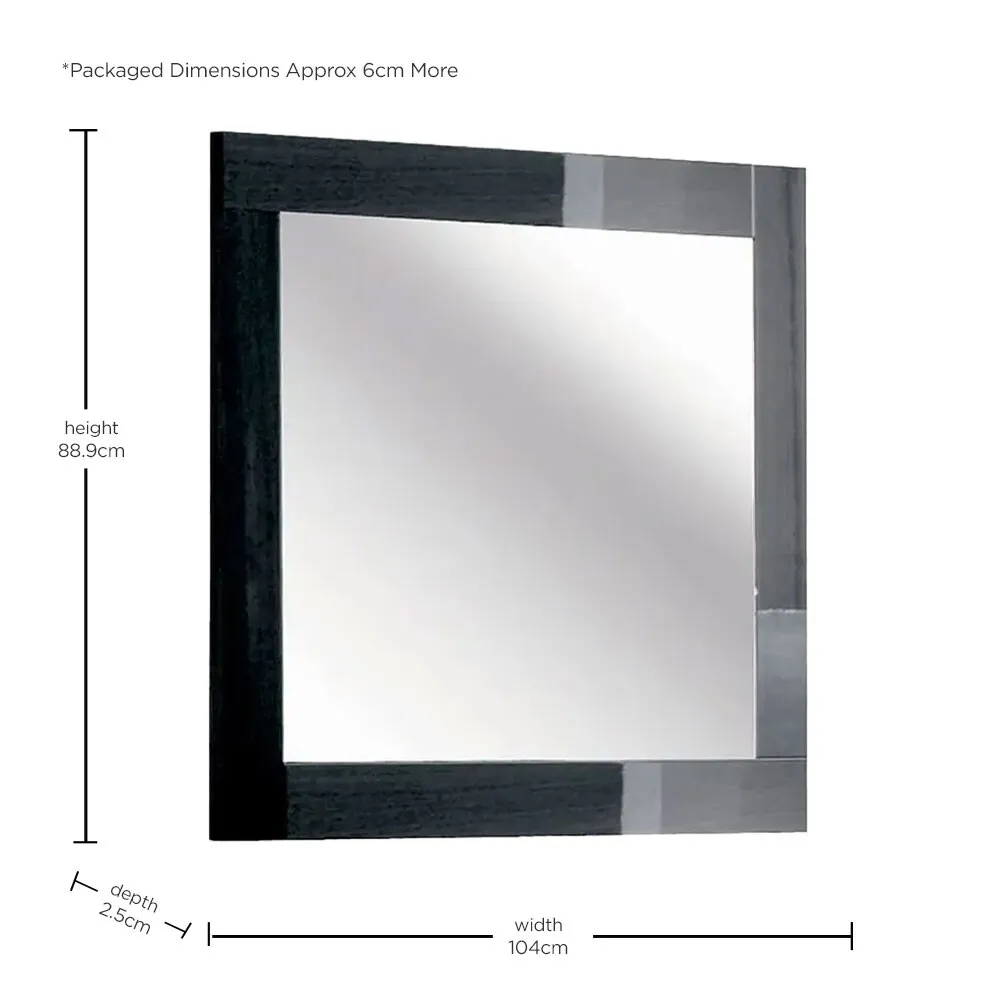 Borgia Dresser Mirror - Koto Wood