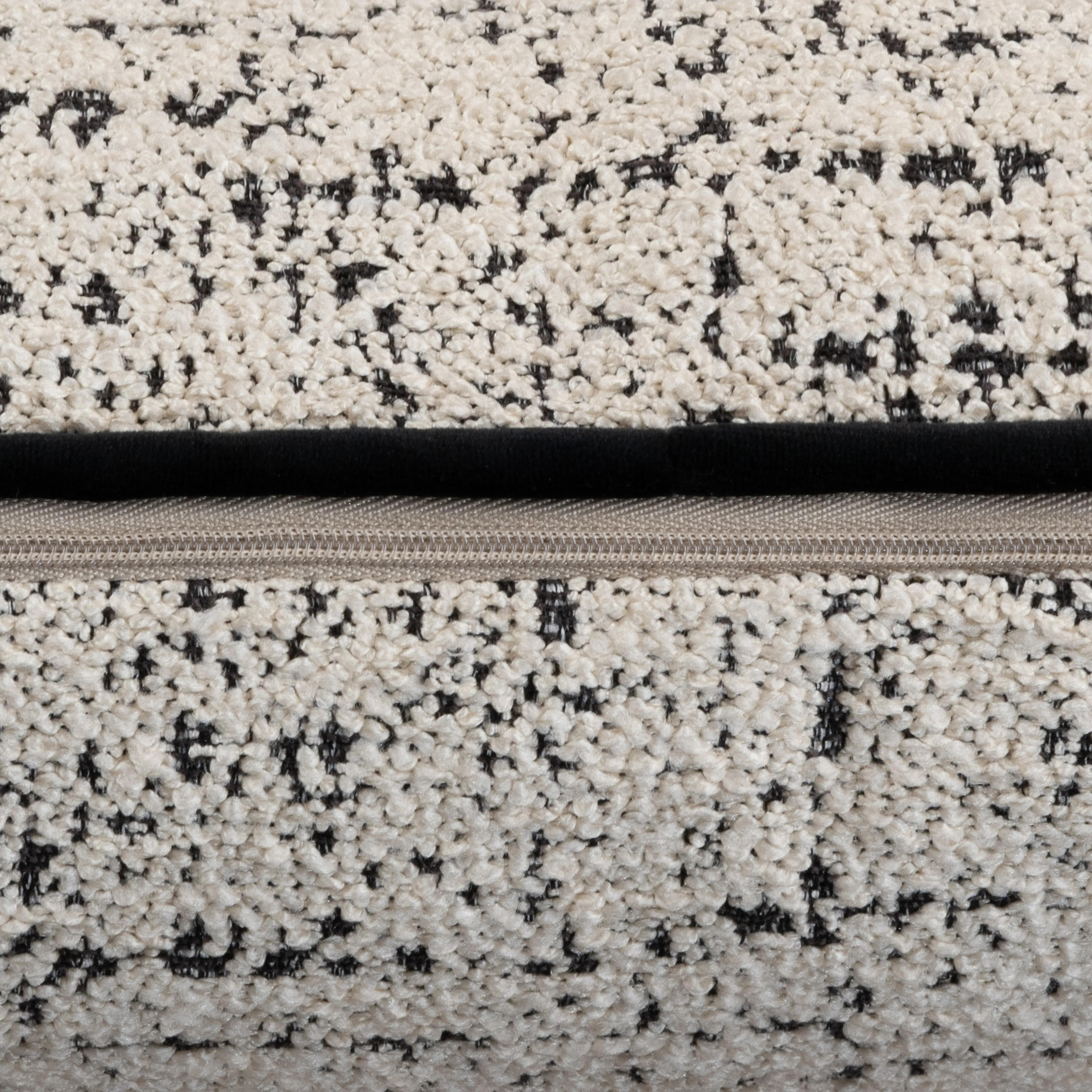 Boucle Square Cushion - Neutral, Polyester