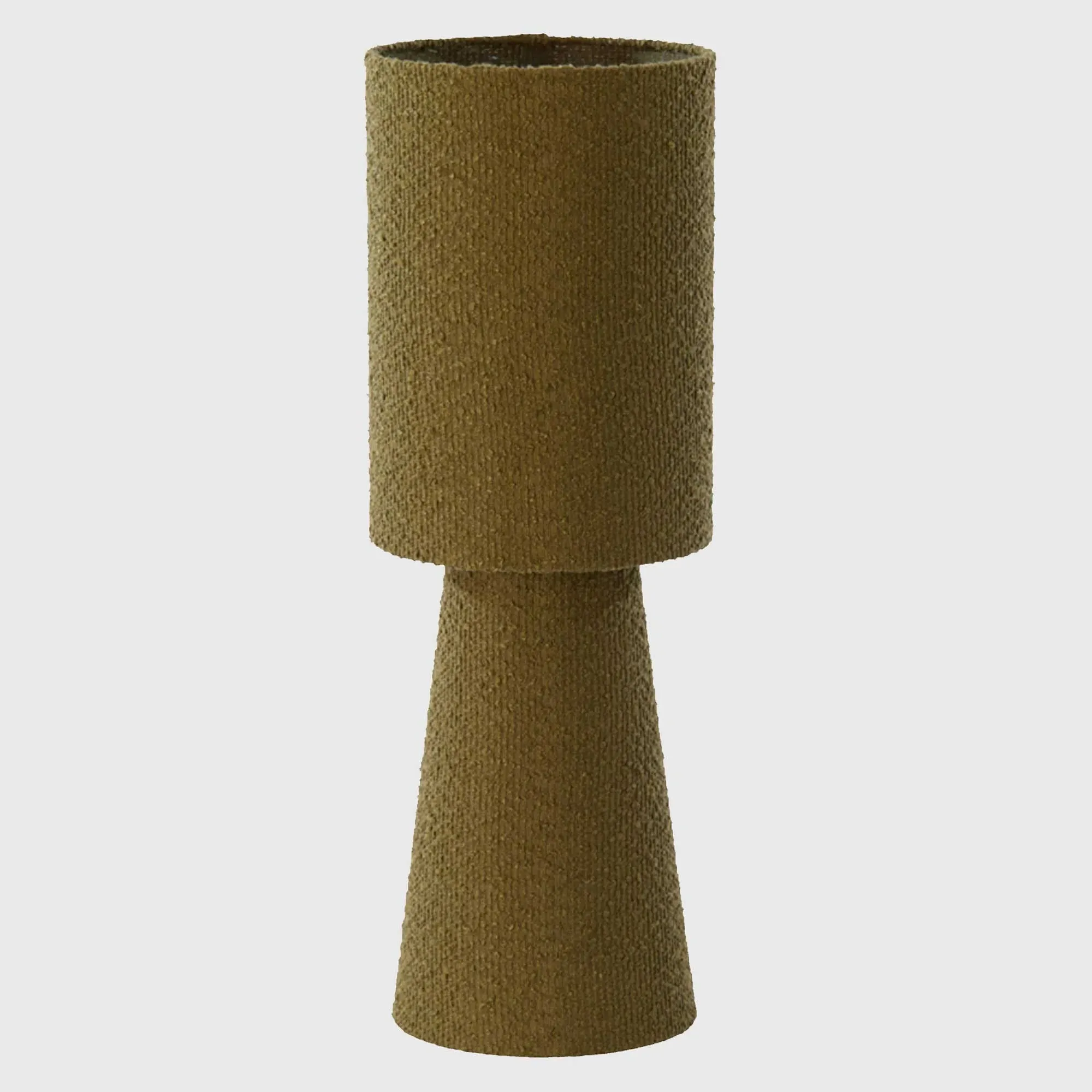 Boucle Table Lamp - Green, Fabric image