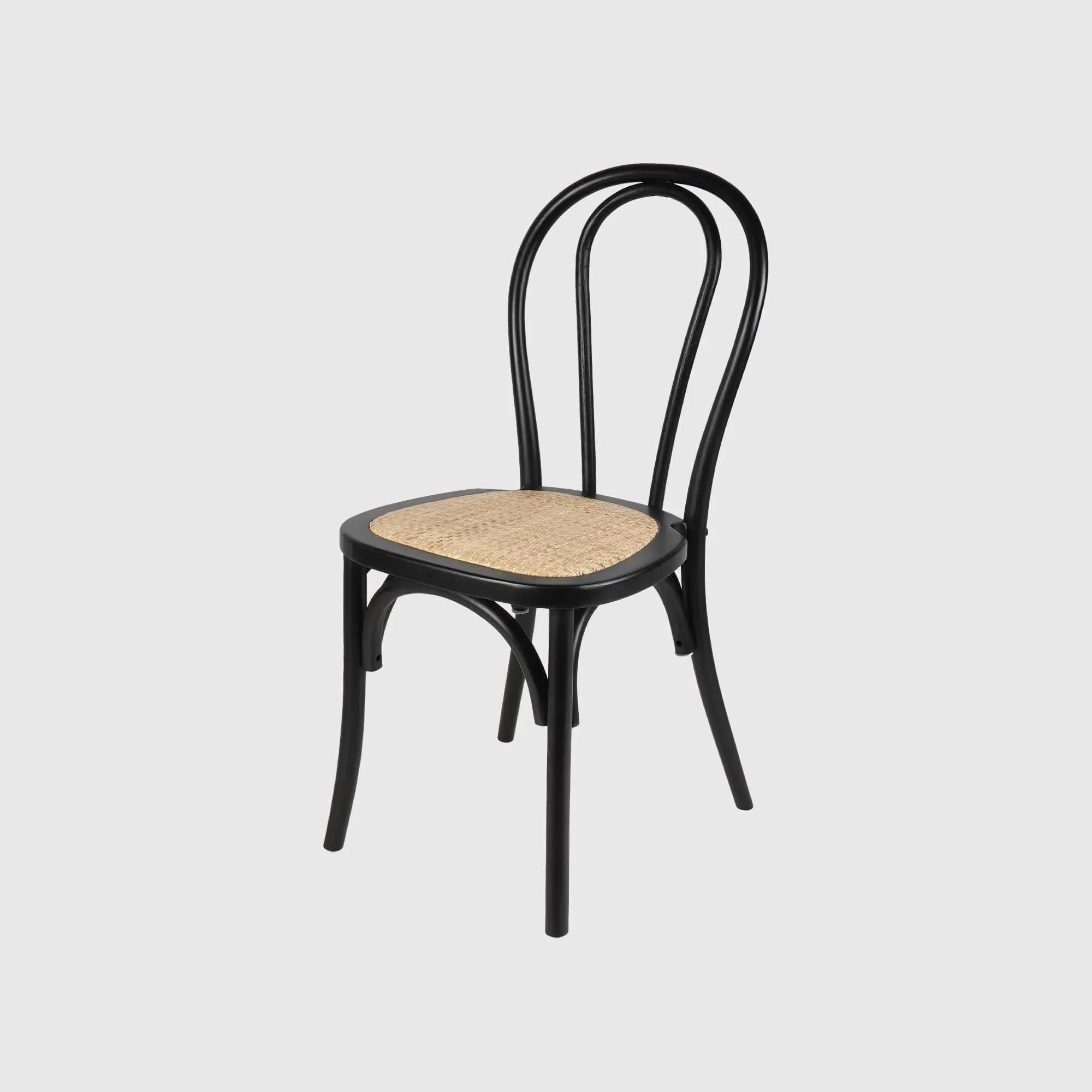 Bourges Dining Chair - Black, Rattan image