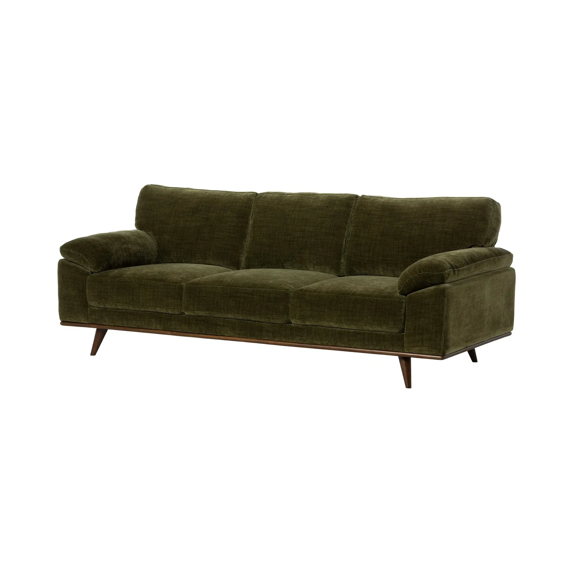 Bowes 3-Seater Sofa - Green, Fabric