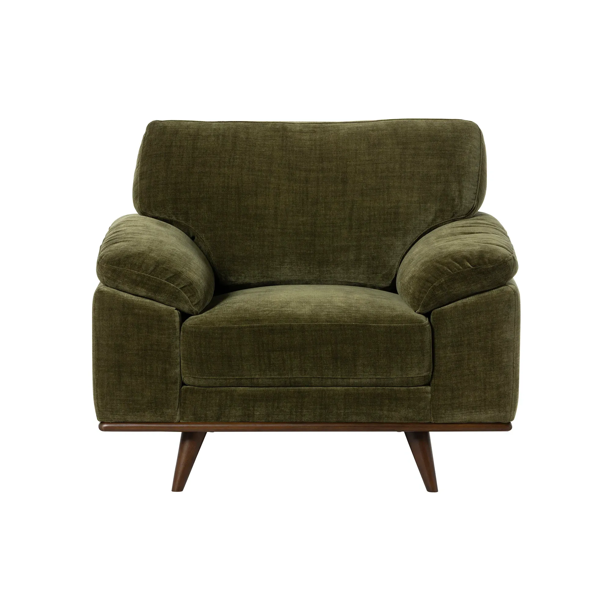 Bowes Armchair - Green, Fabric