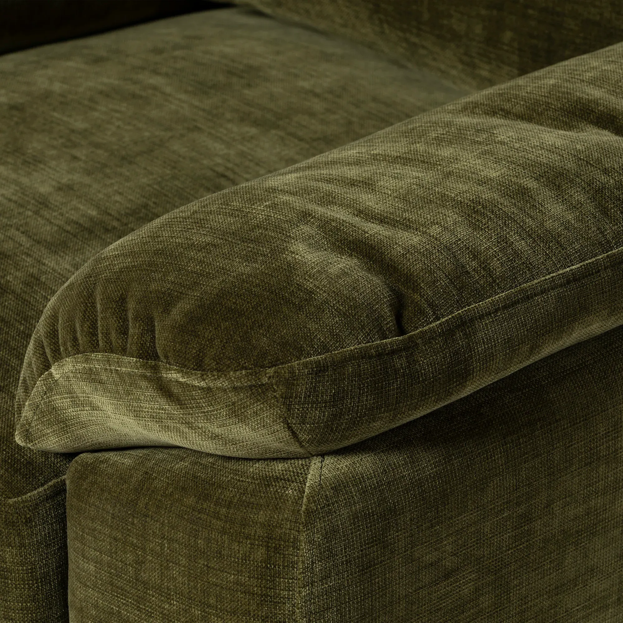 Bowes Armchair - Green, Fabric