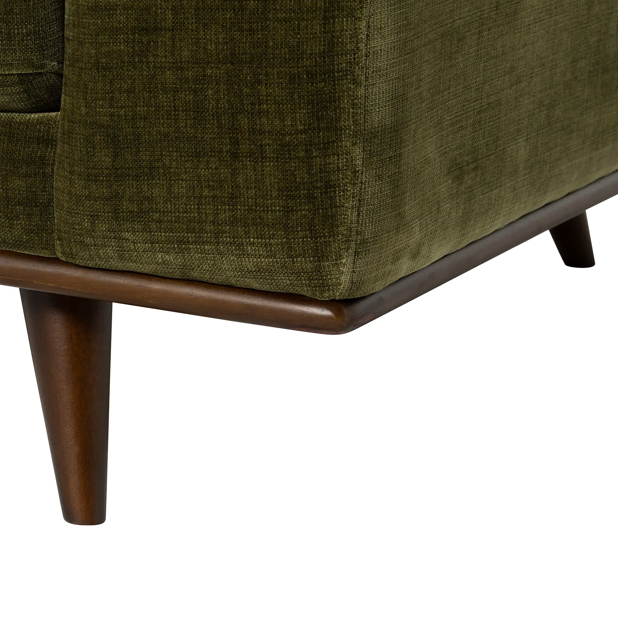 Bowes Armchair - Green, Fabric