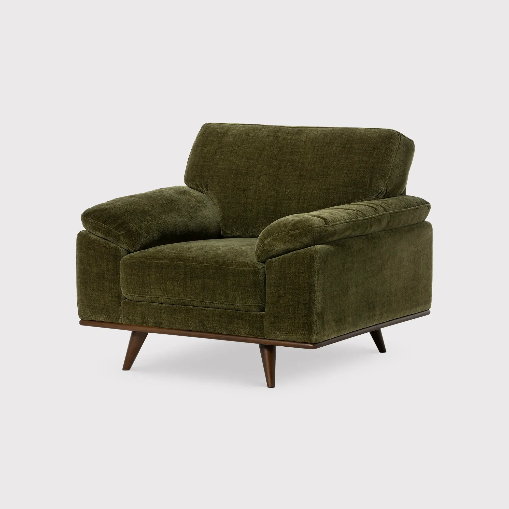Bowes Armchair - Green, Fabric image