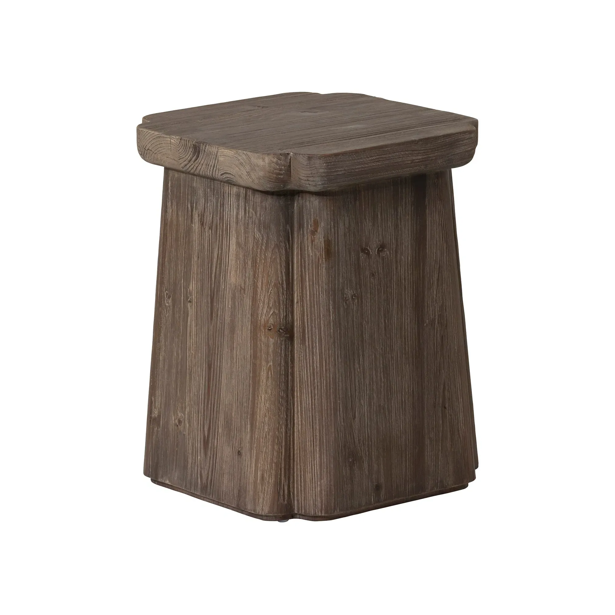 Bracken End Table - Neutral, Pine Wood