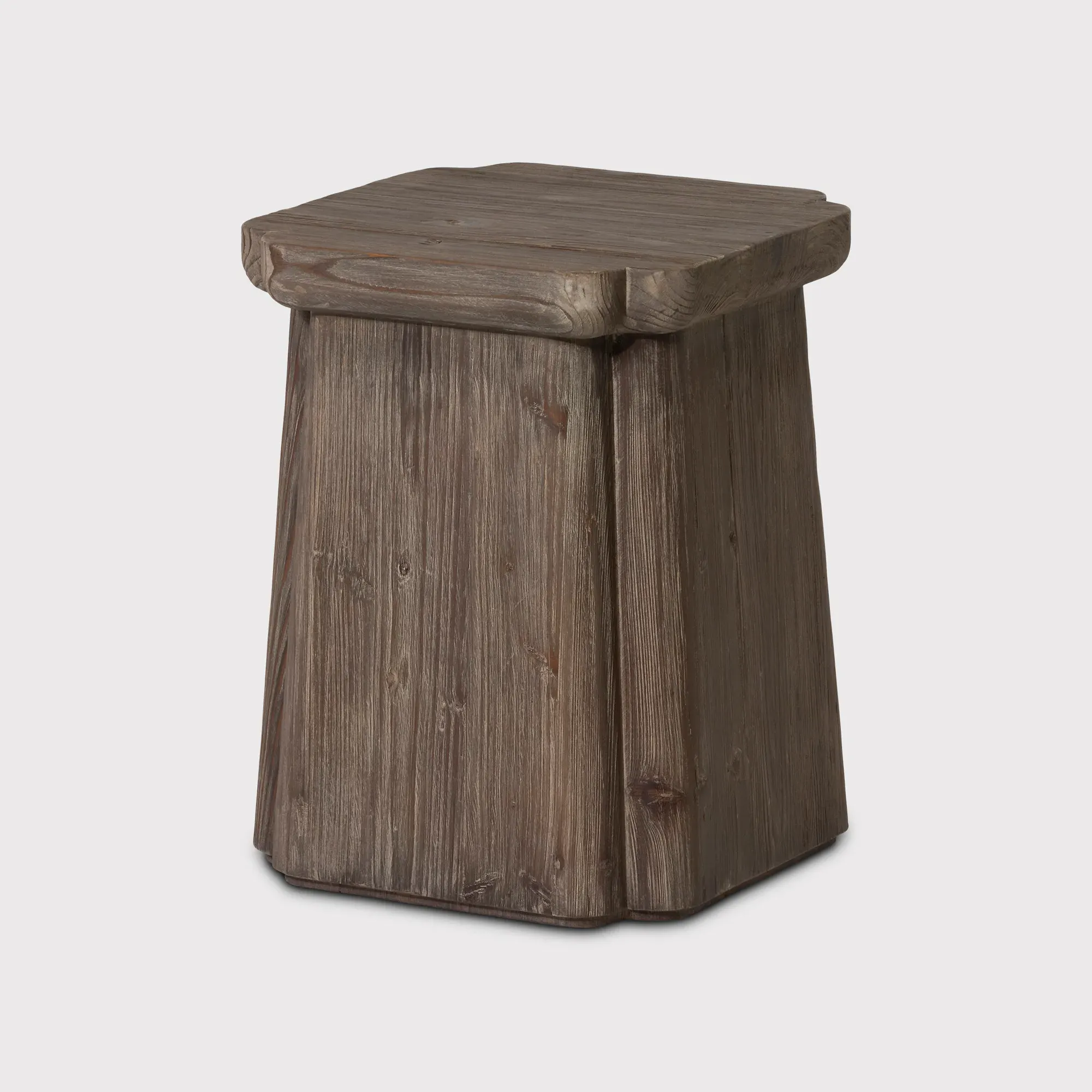 Bracken End Table - Neutral, Pine Wood