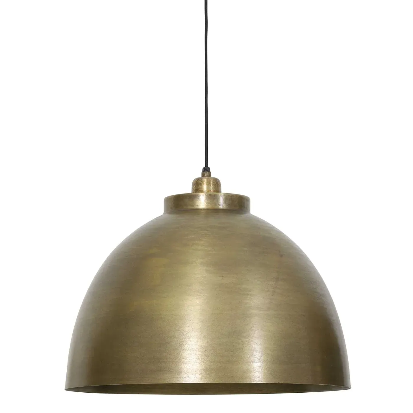 Brass Dome Hanging Pendant Light - Gold, Metal