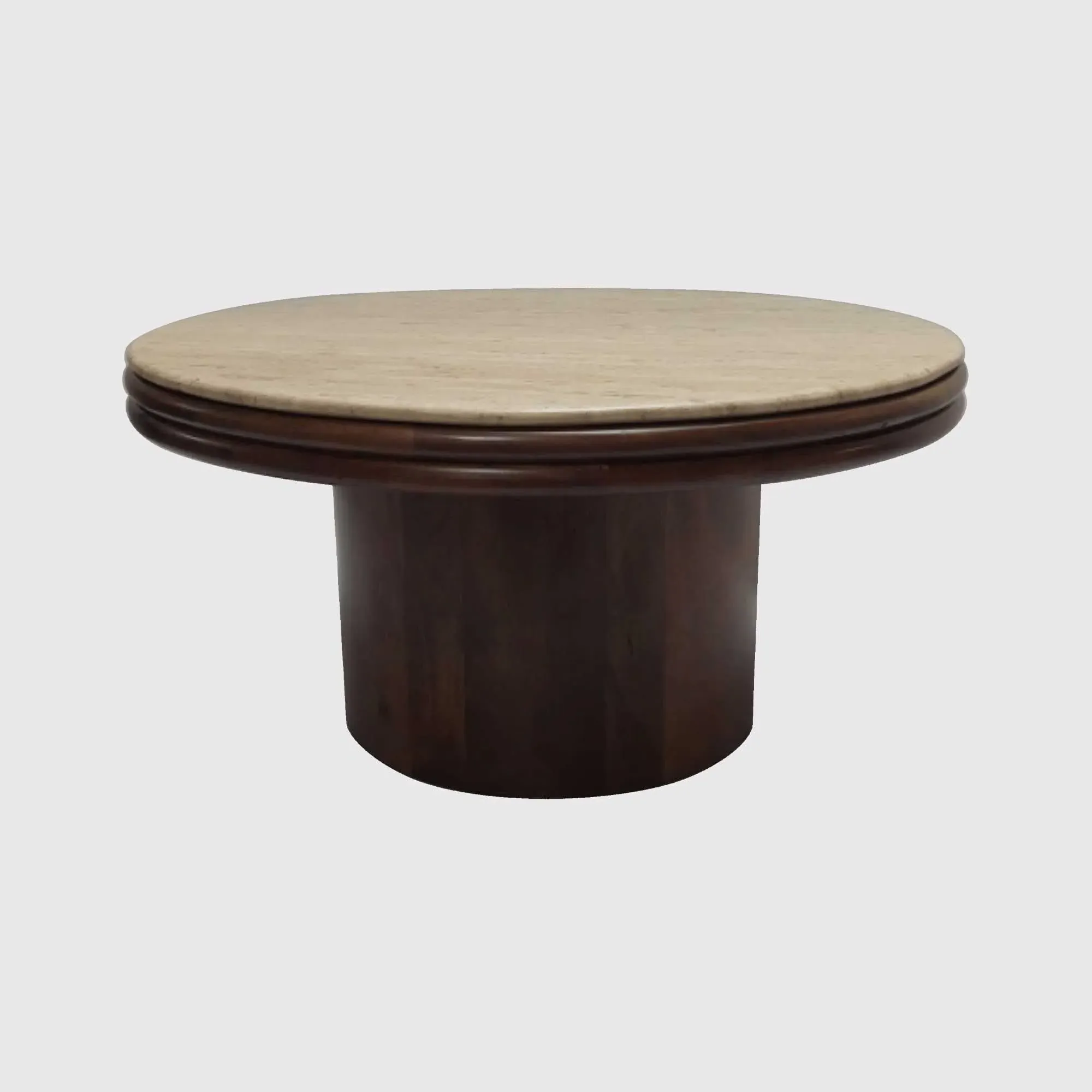 Brera Round Coffee Table - Brown, Mango Wood