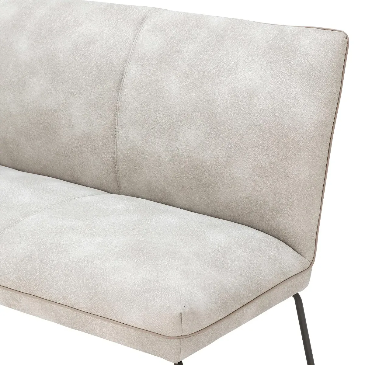 Bridgford Loveseat Sofa - Neutral, Faux Leather