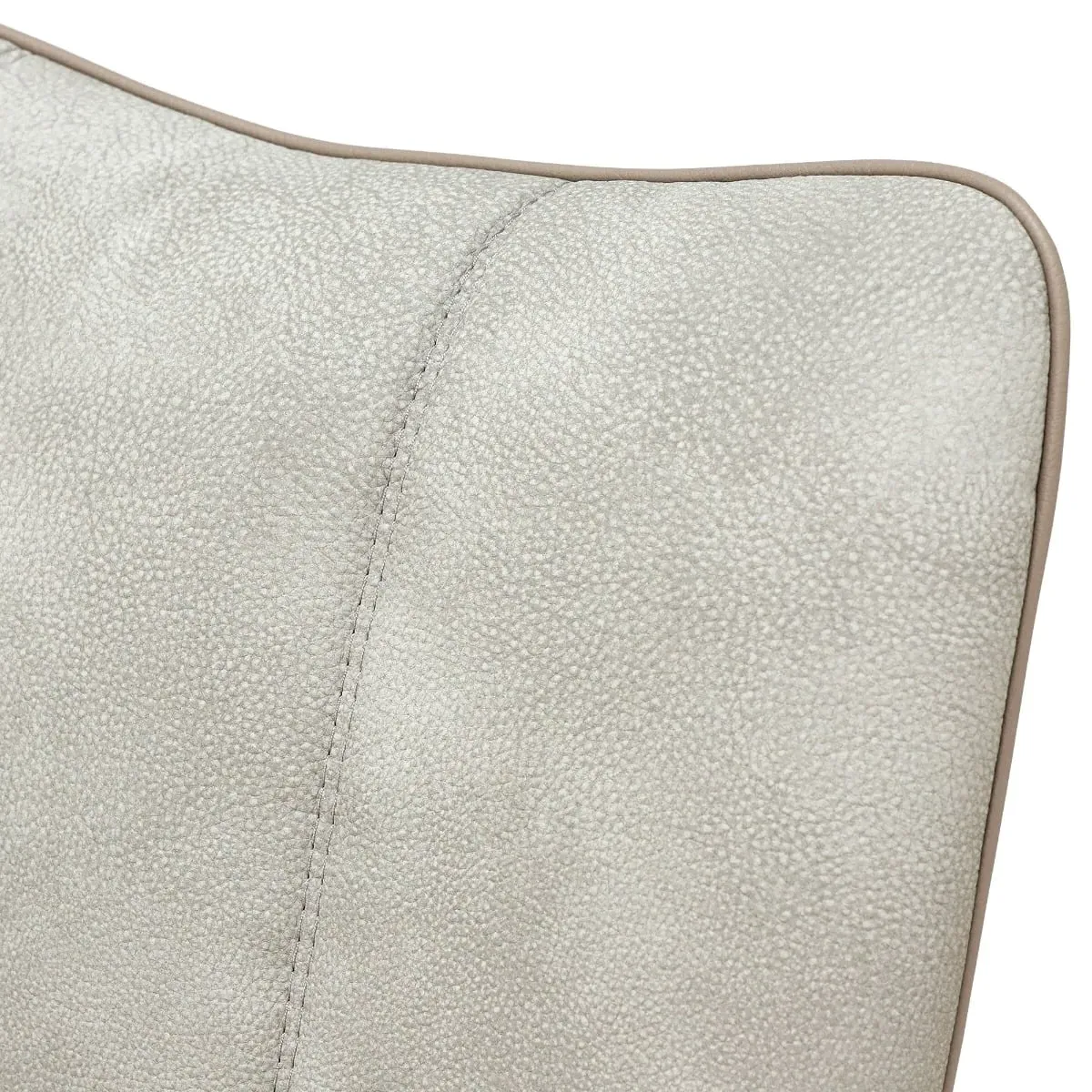 Bridgford Swivel Dining Chair - Neutral, Faux Leather