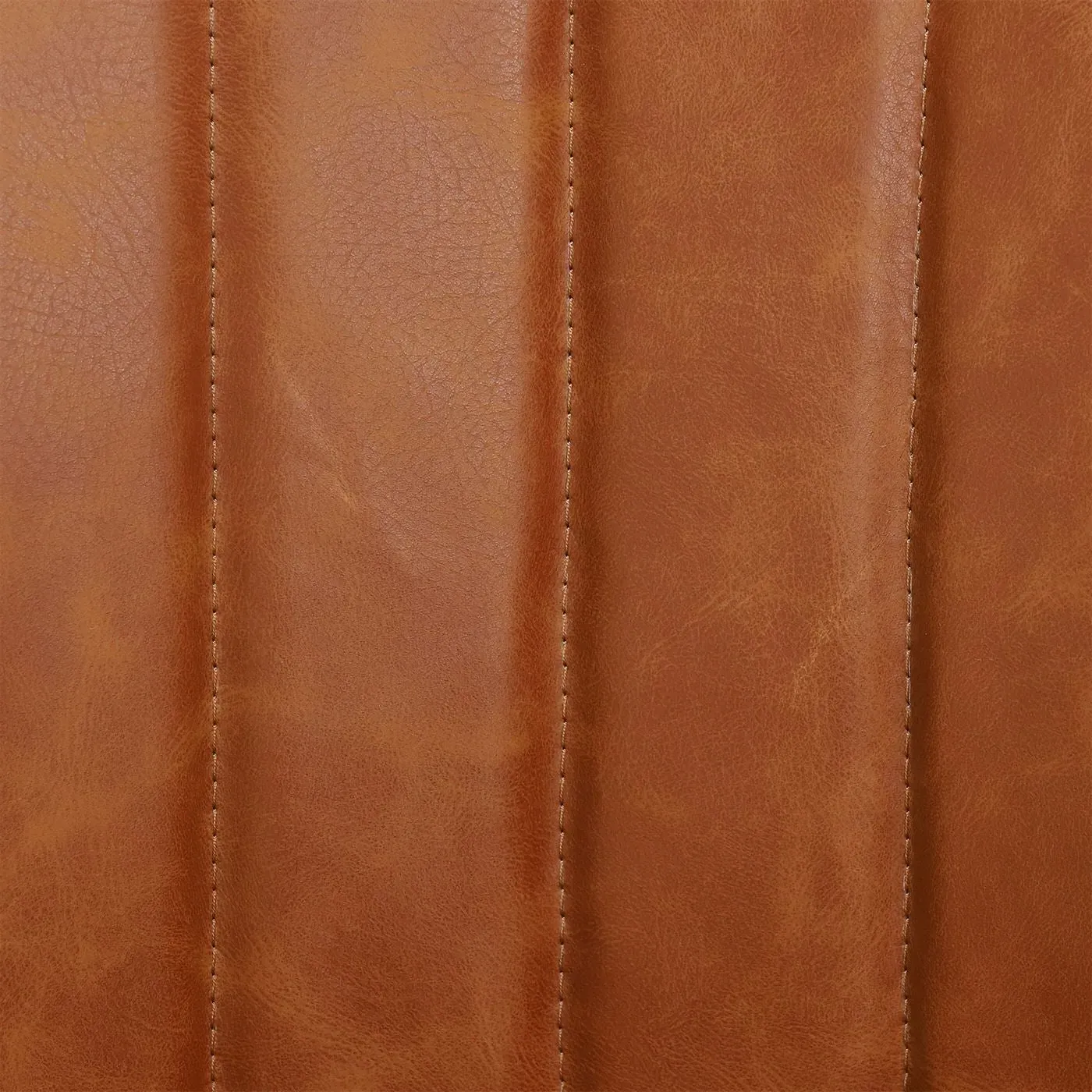 Brockwell Dining Chair - Brown, Faux Leather