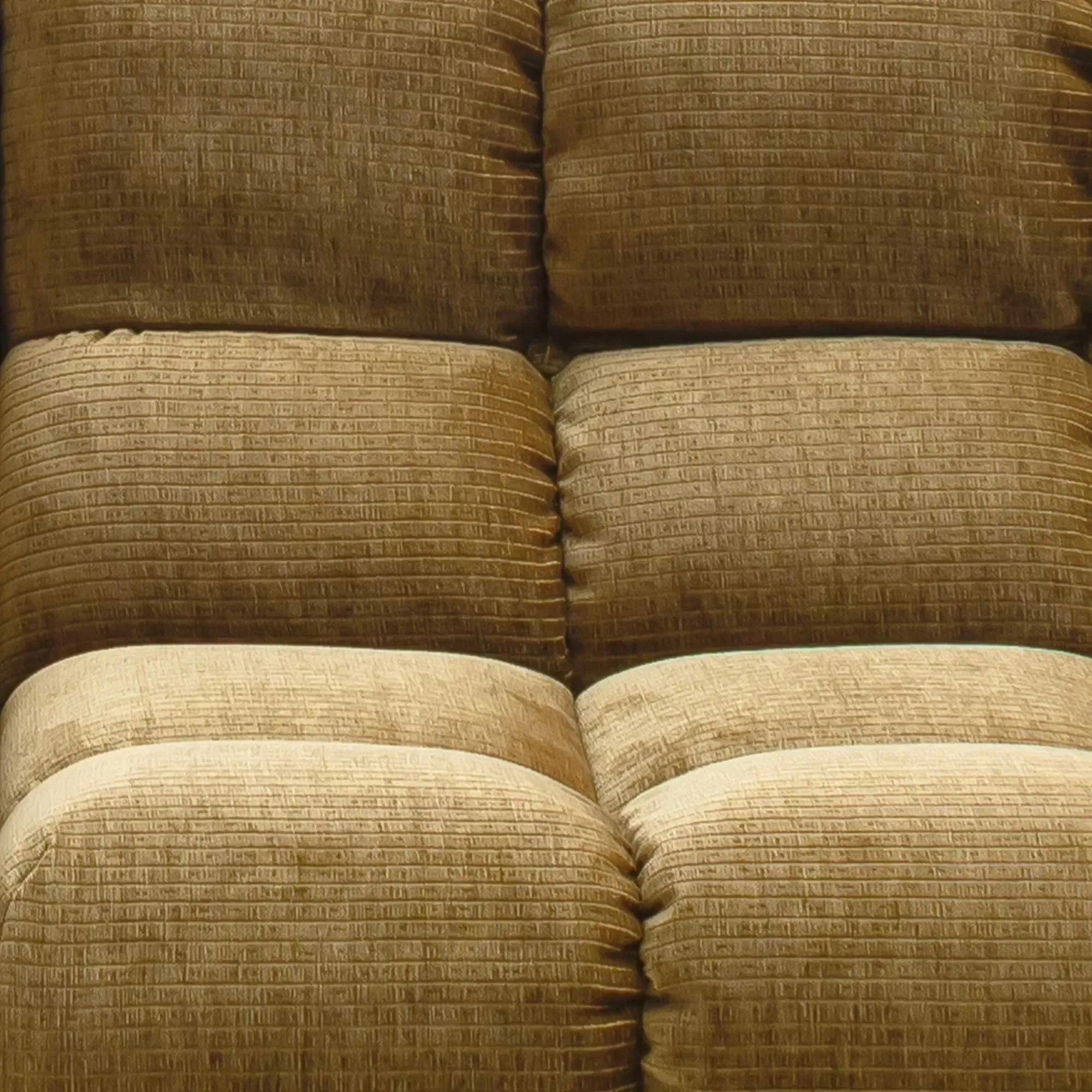 Bryce 4-Seater Sofa with Armrests - Yellow, Fabric