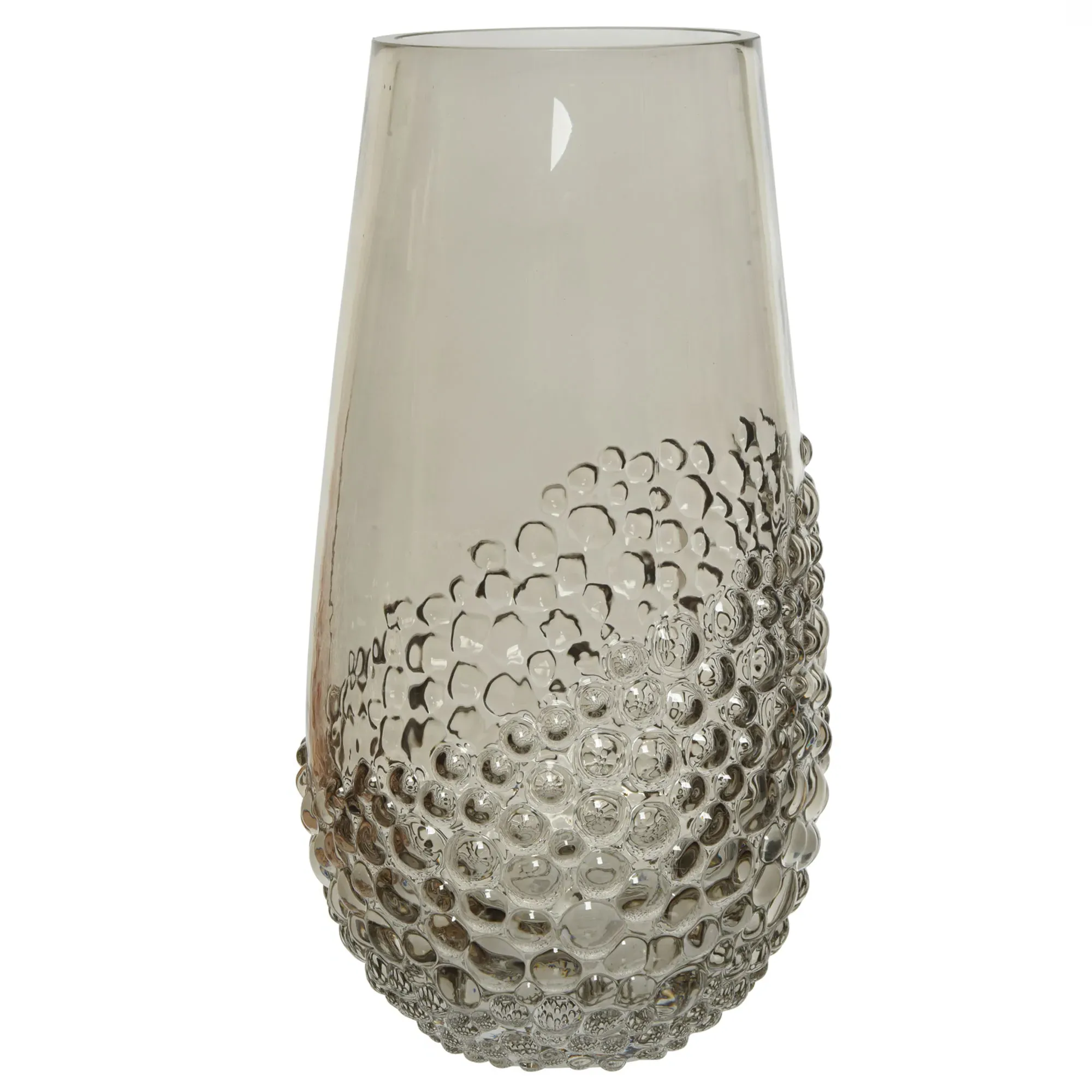 Bubble Vase - Grey, Glass