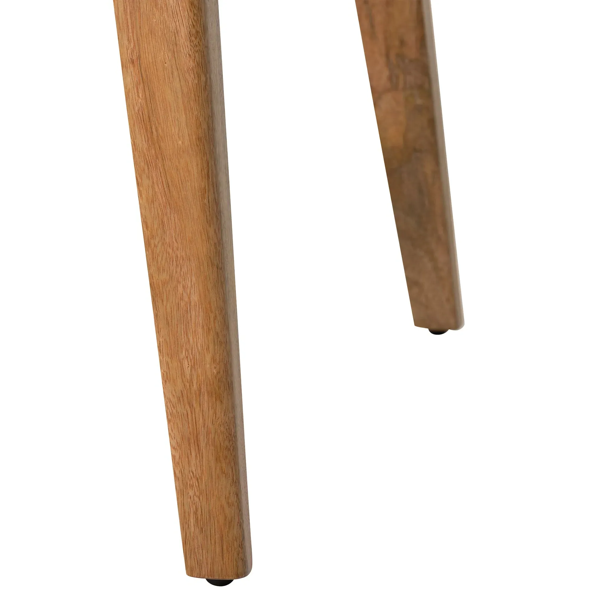 Burlington Faux Stone Dining Table - Grey, Mango Wood