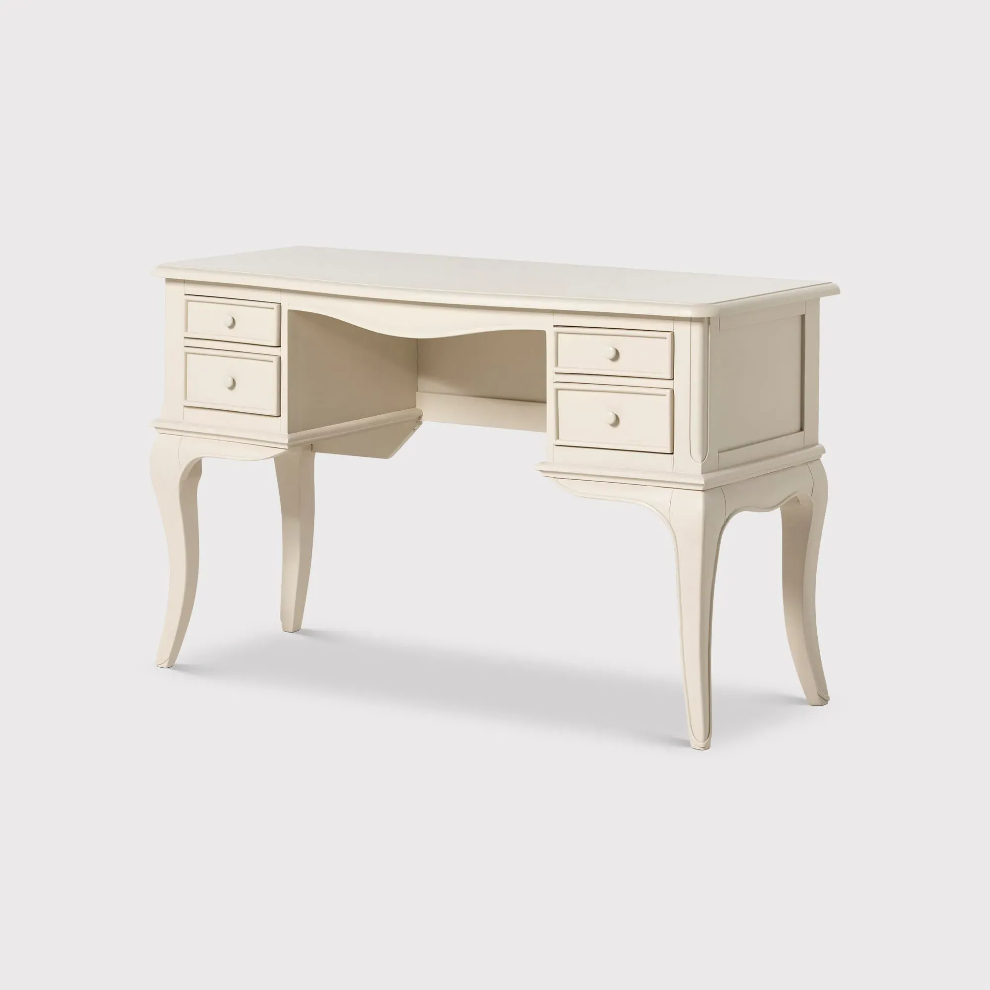 Calista Dressing Table - White, Mahogany image