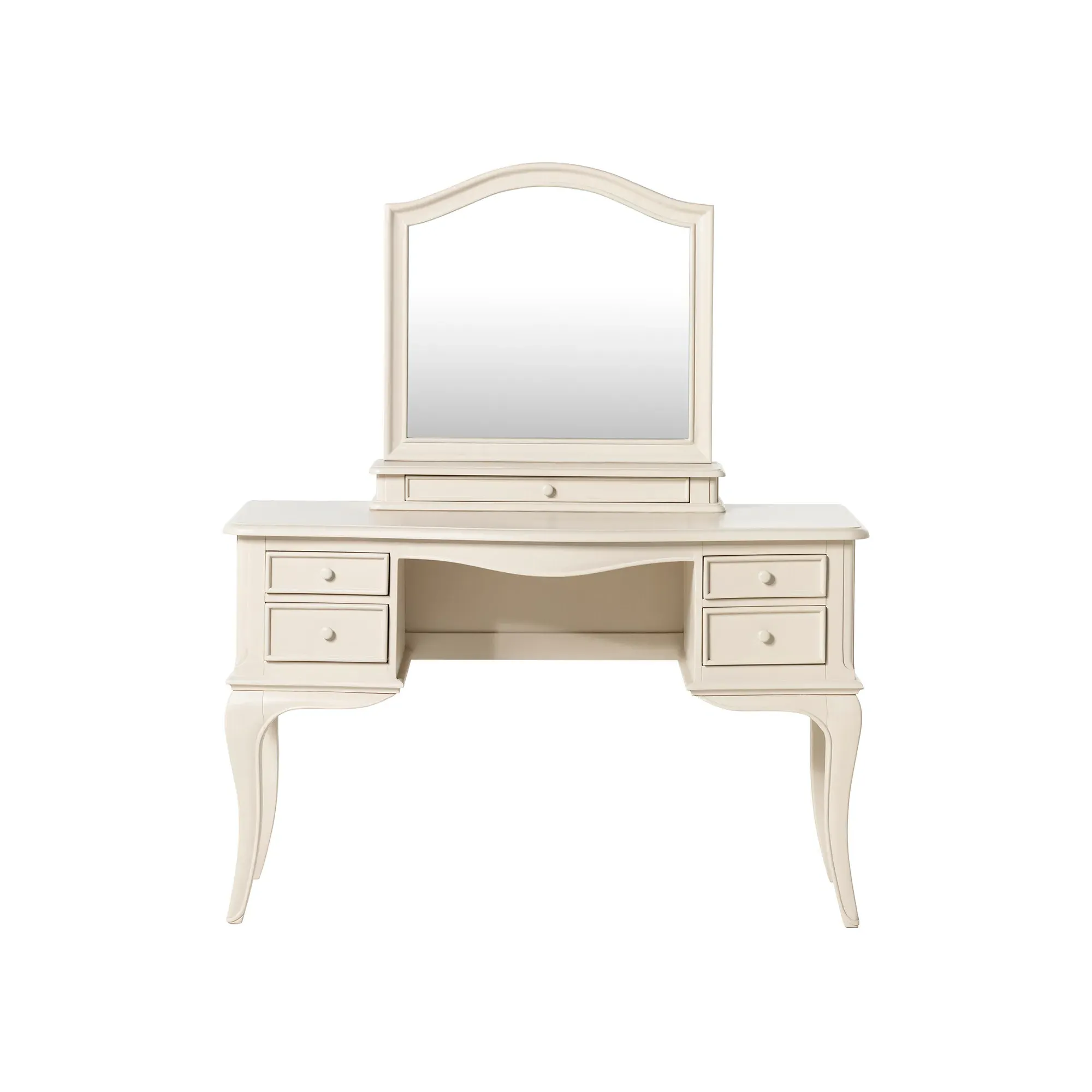 Calista Square Gallery Mirror - White, Wood