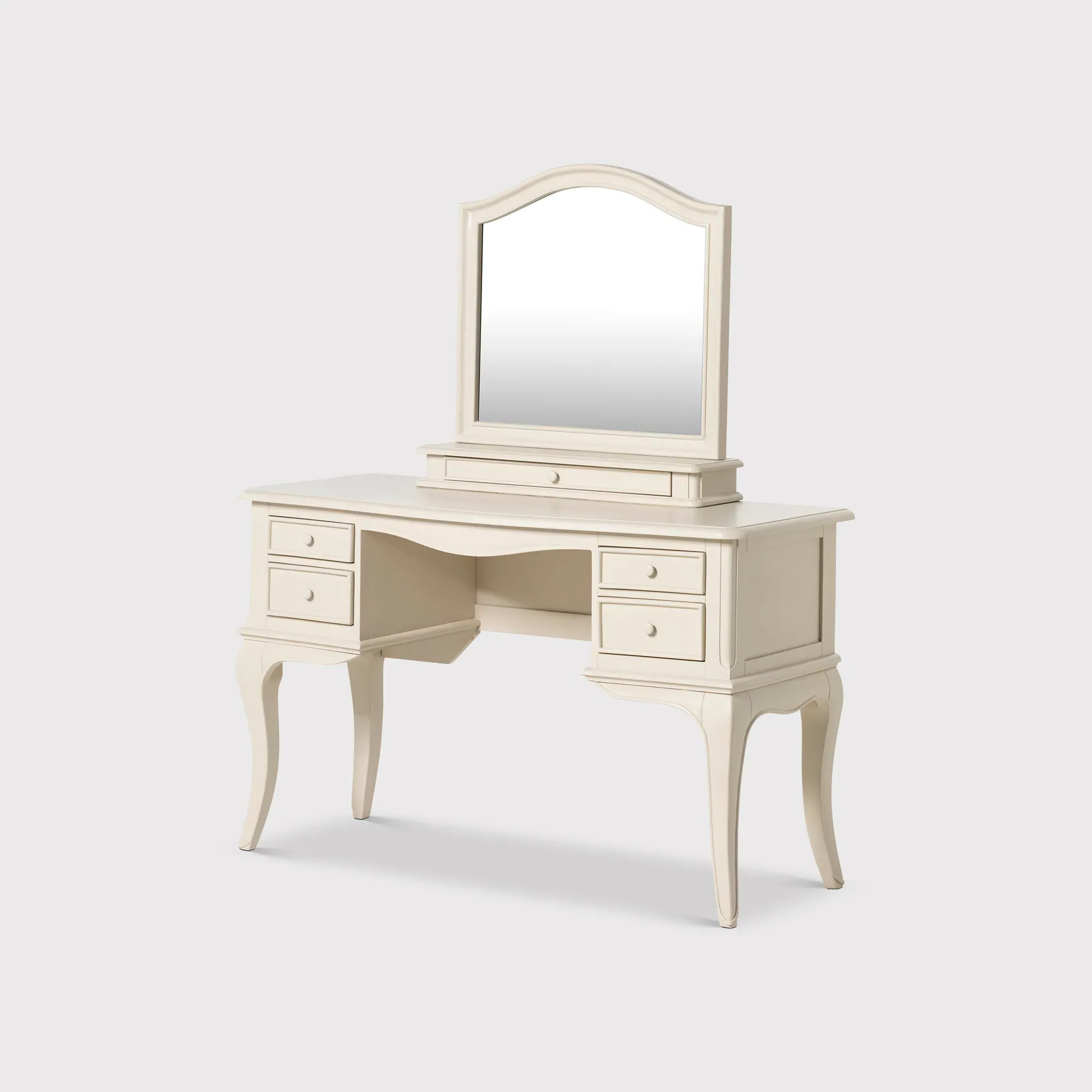 Calista Square Gallery Mirror - White, Wood