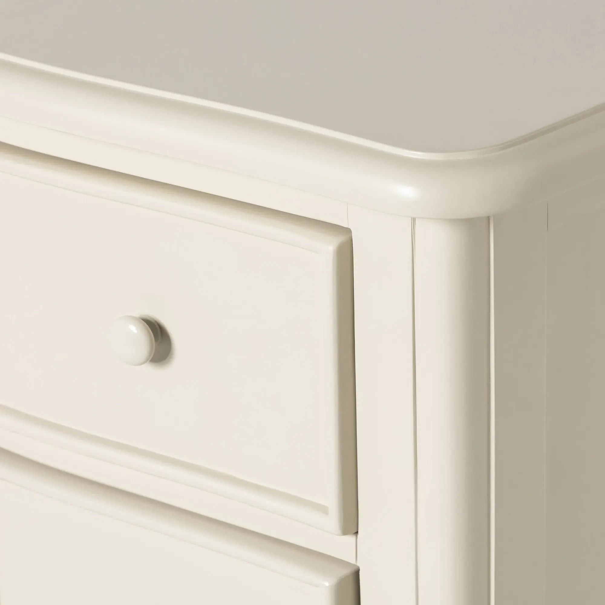 Calista Tall Narrow Chest - White