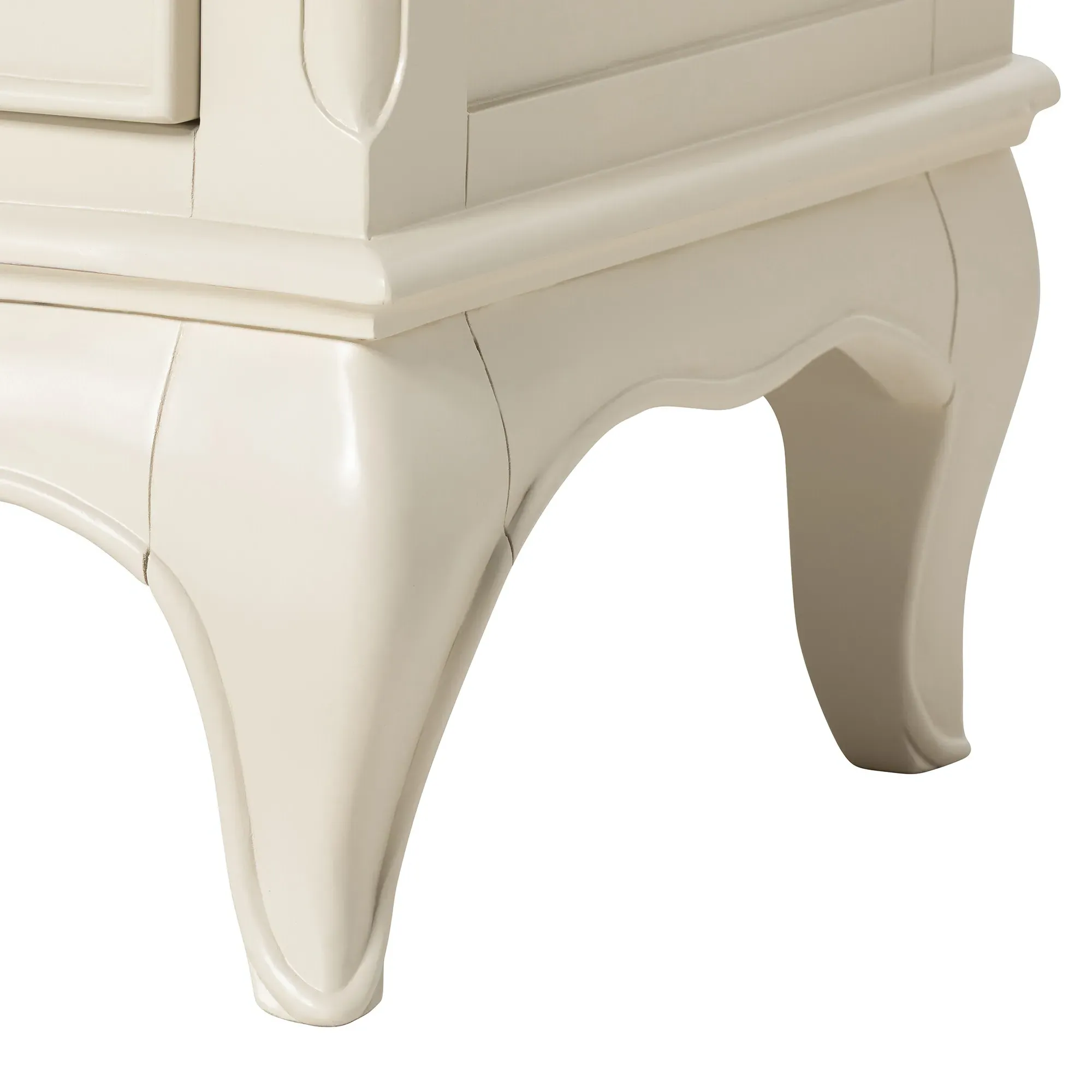 Calista Tall Narrow Chest - White