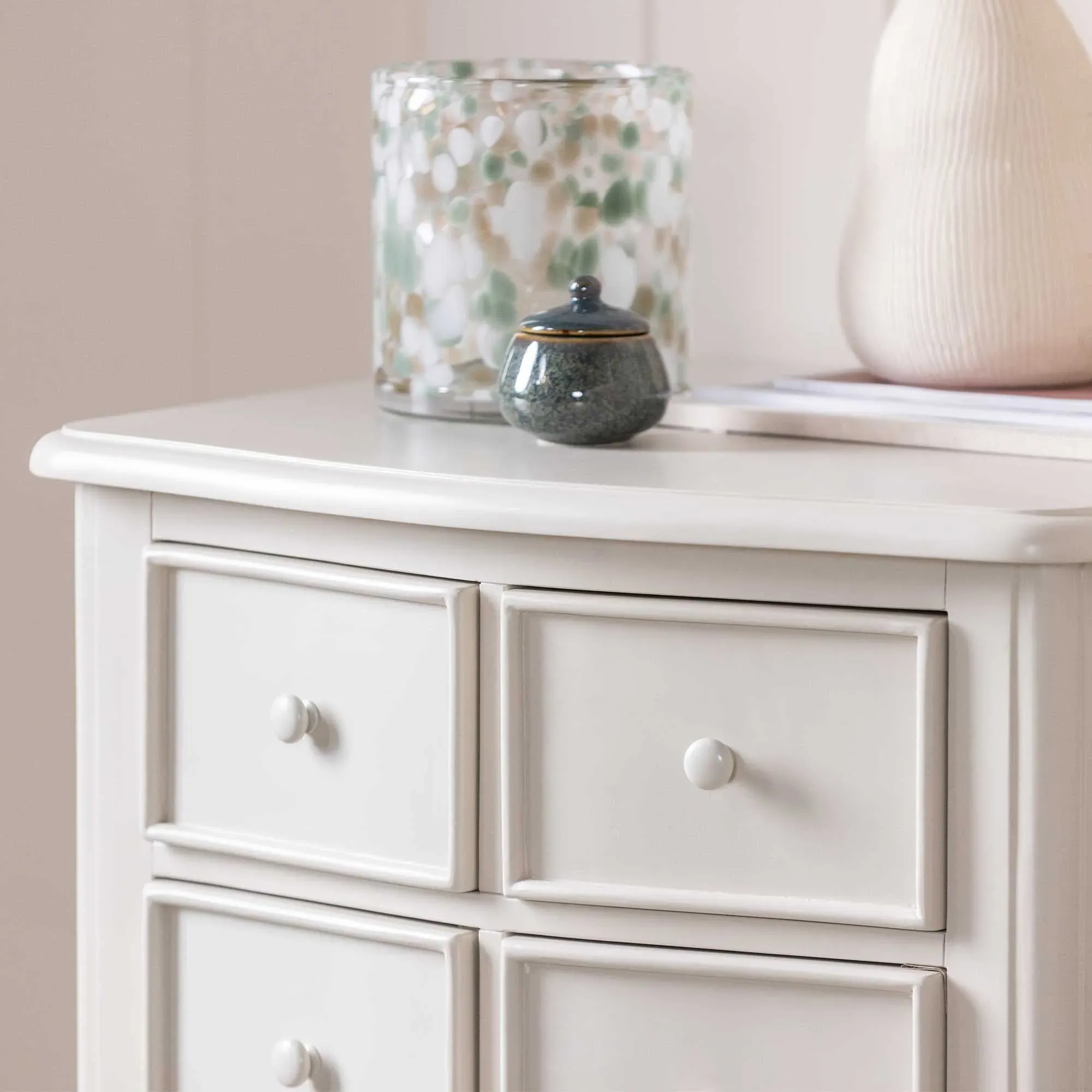 Calista Tall Narrow Chest - White