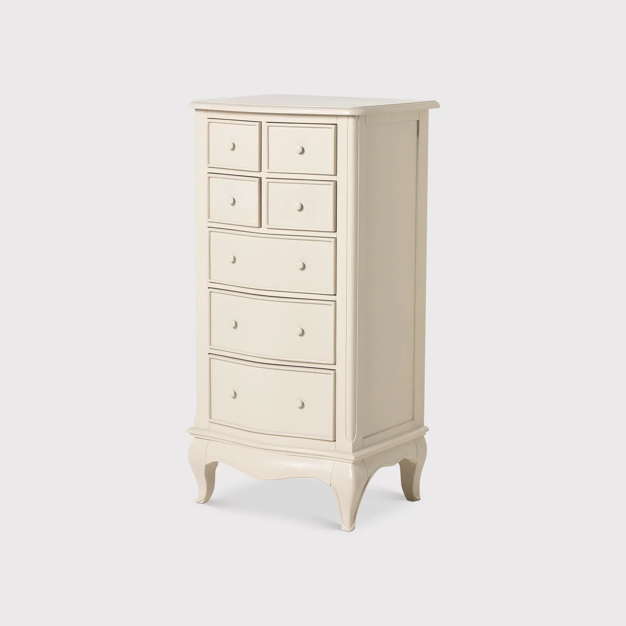 Calista Tall Narrow Chest - White image