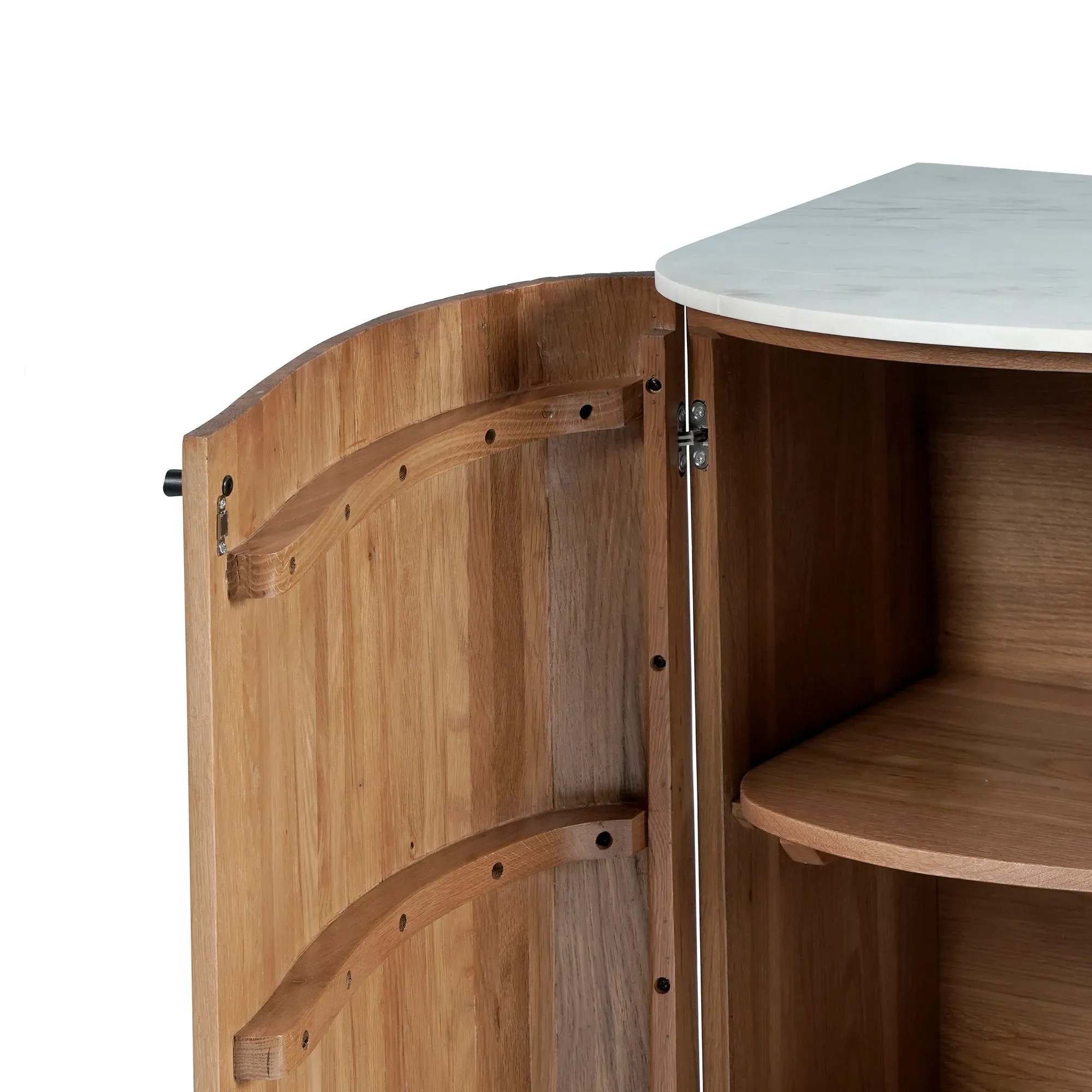 Cambria 3 Door Sideboard - Brown, Oak