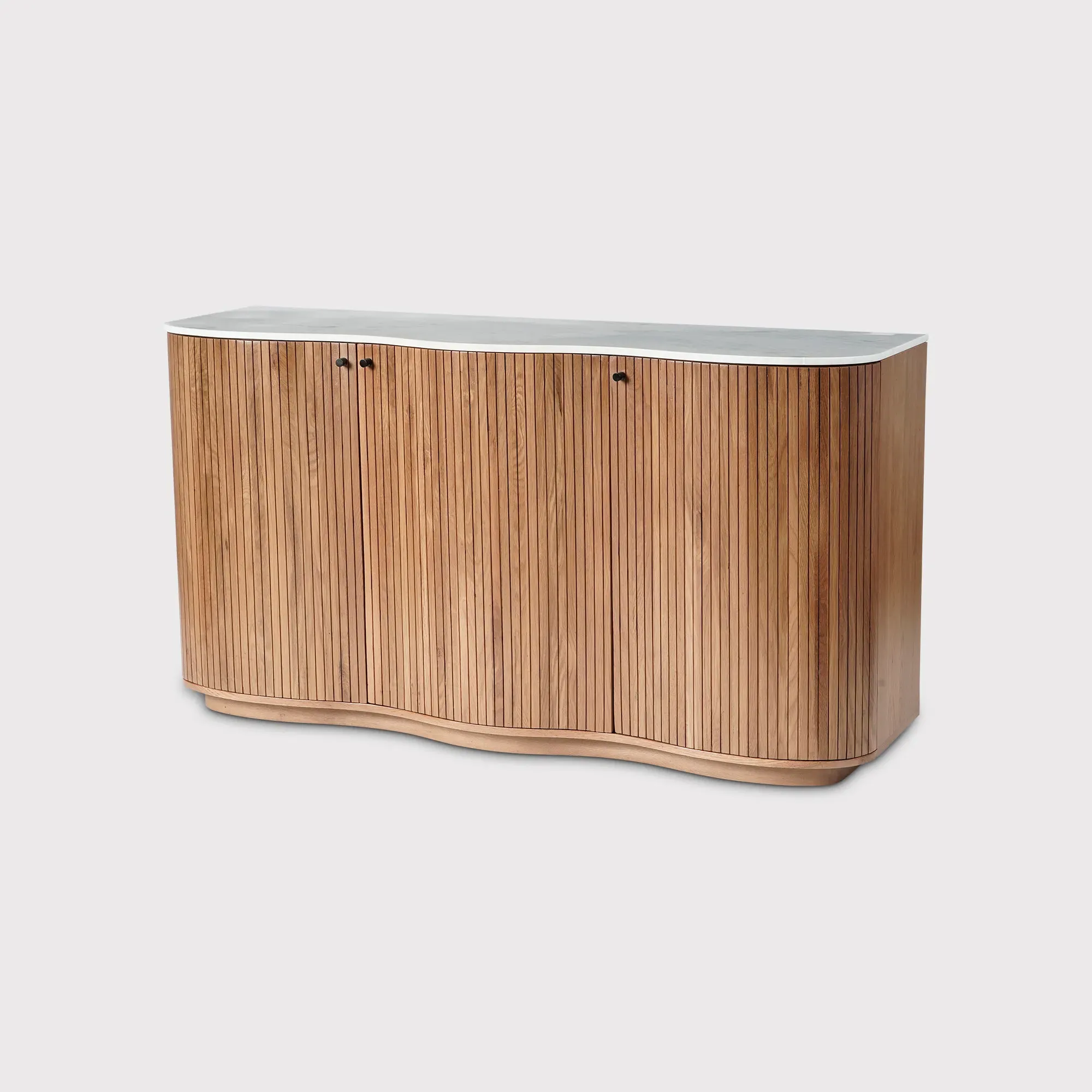 Cambria 3 Door Sideboard - Brown, Oak