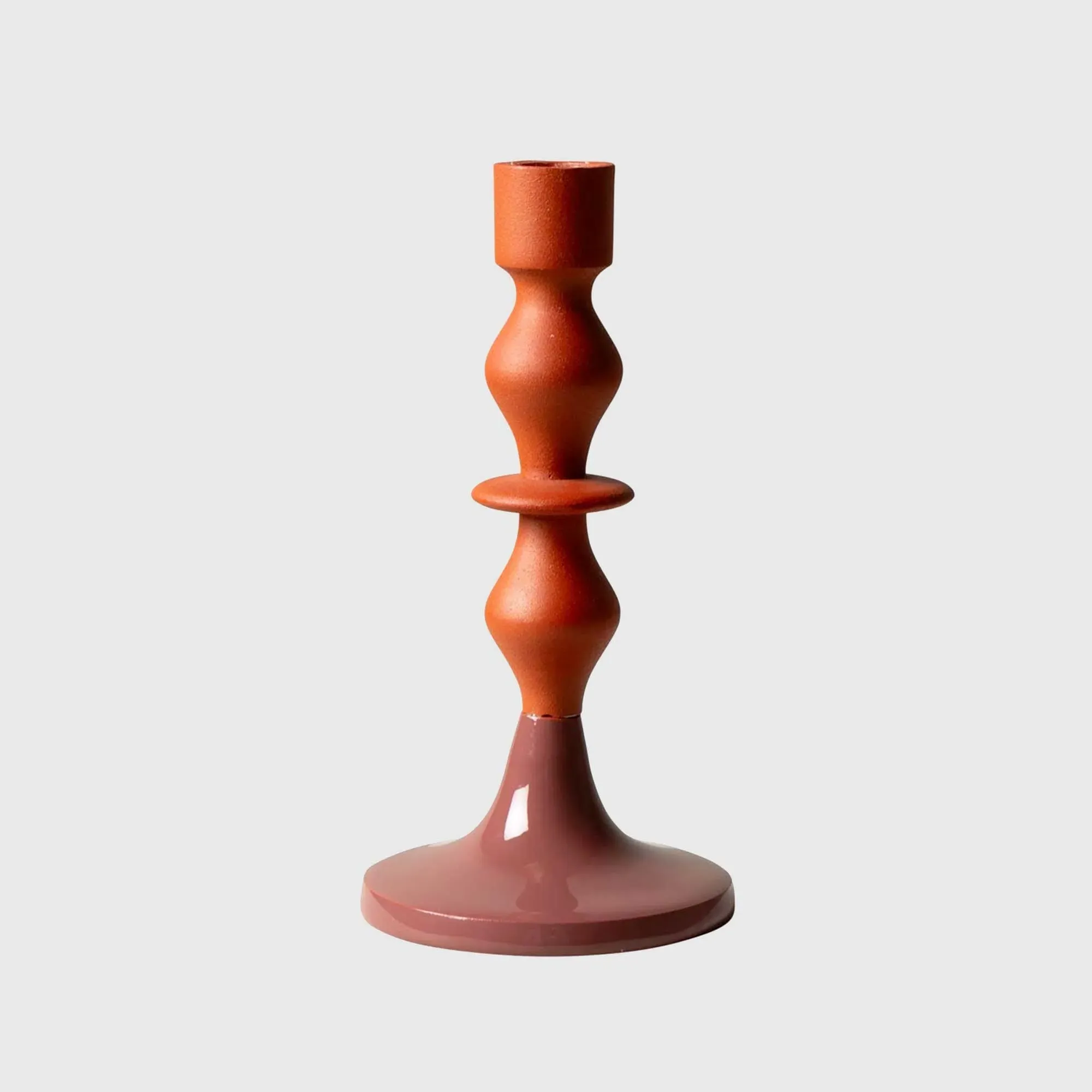 Candlestick - Pink & Orange, Metal image