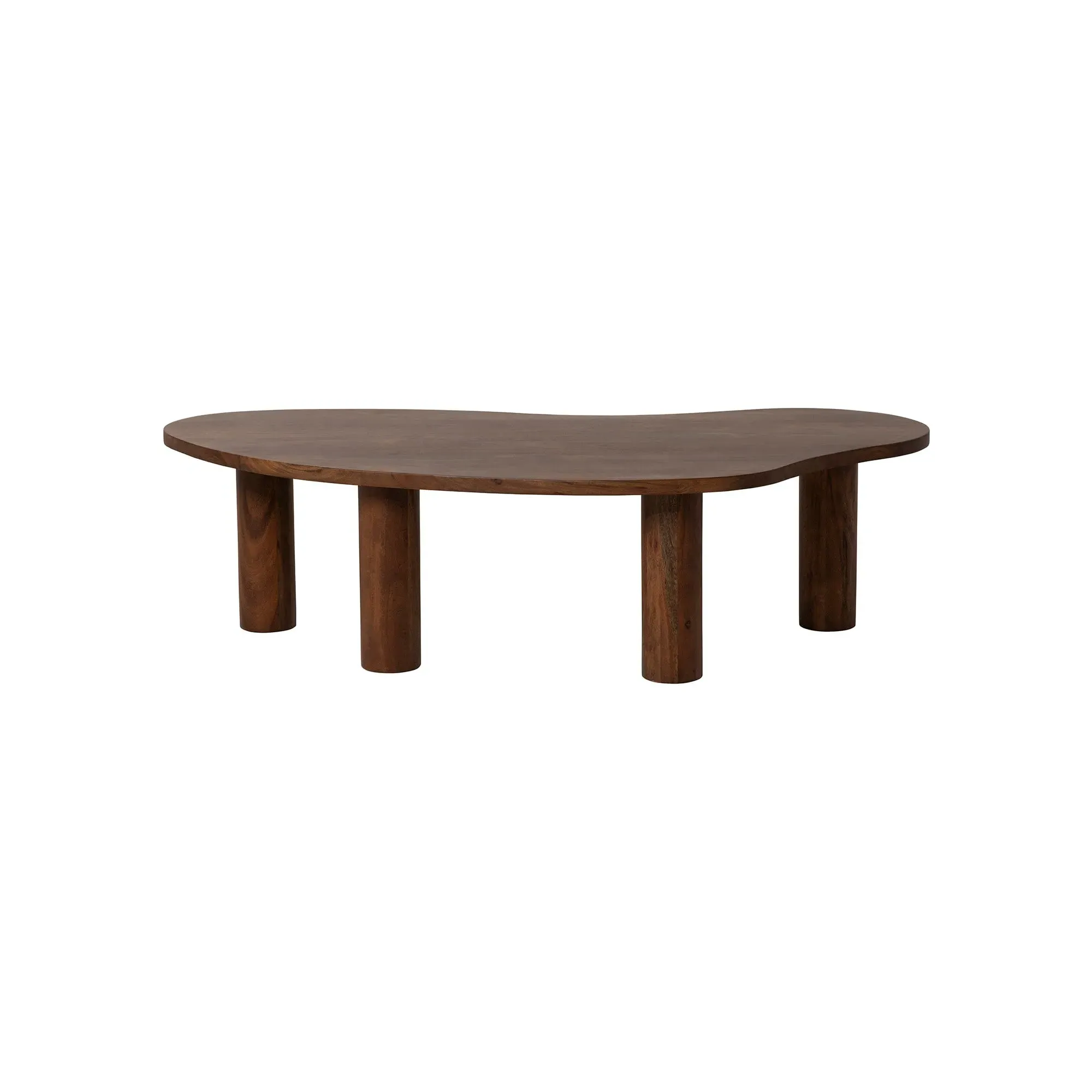 Canova Round Coffee Table - Brown, Acacia Wood