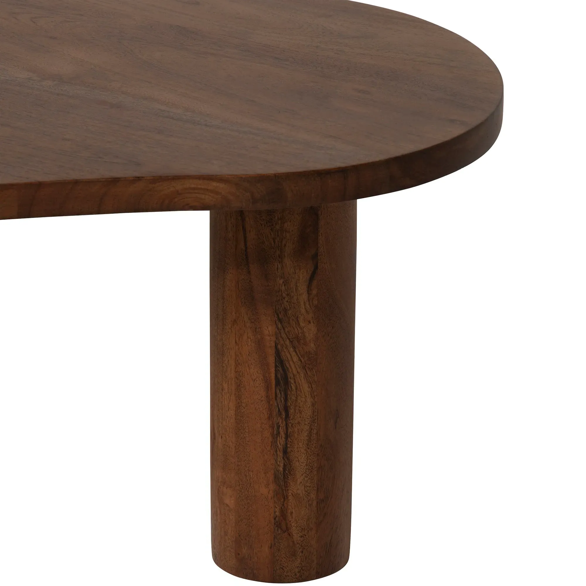 Canova Round Coffee Table - Brown, Acacia Wood
