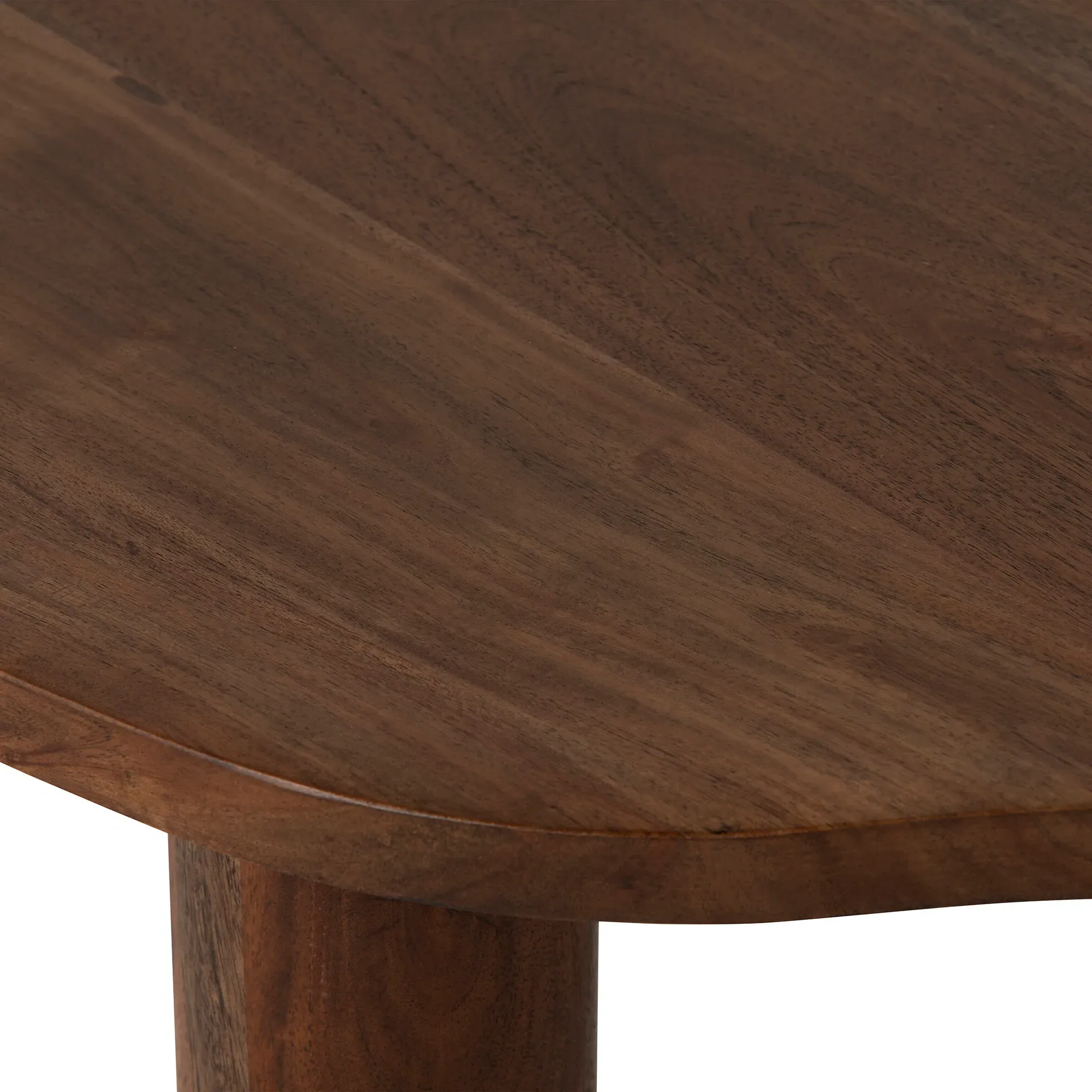 Canova Round Coffee Table - Brown, Acacia Wood