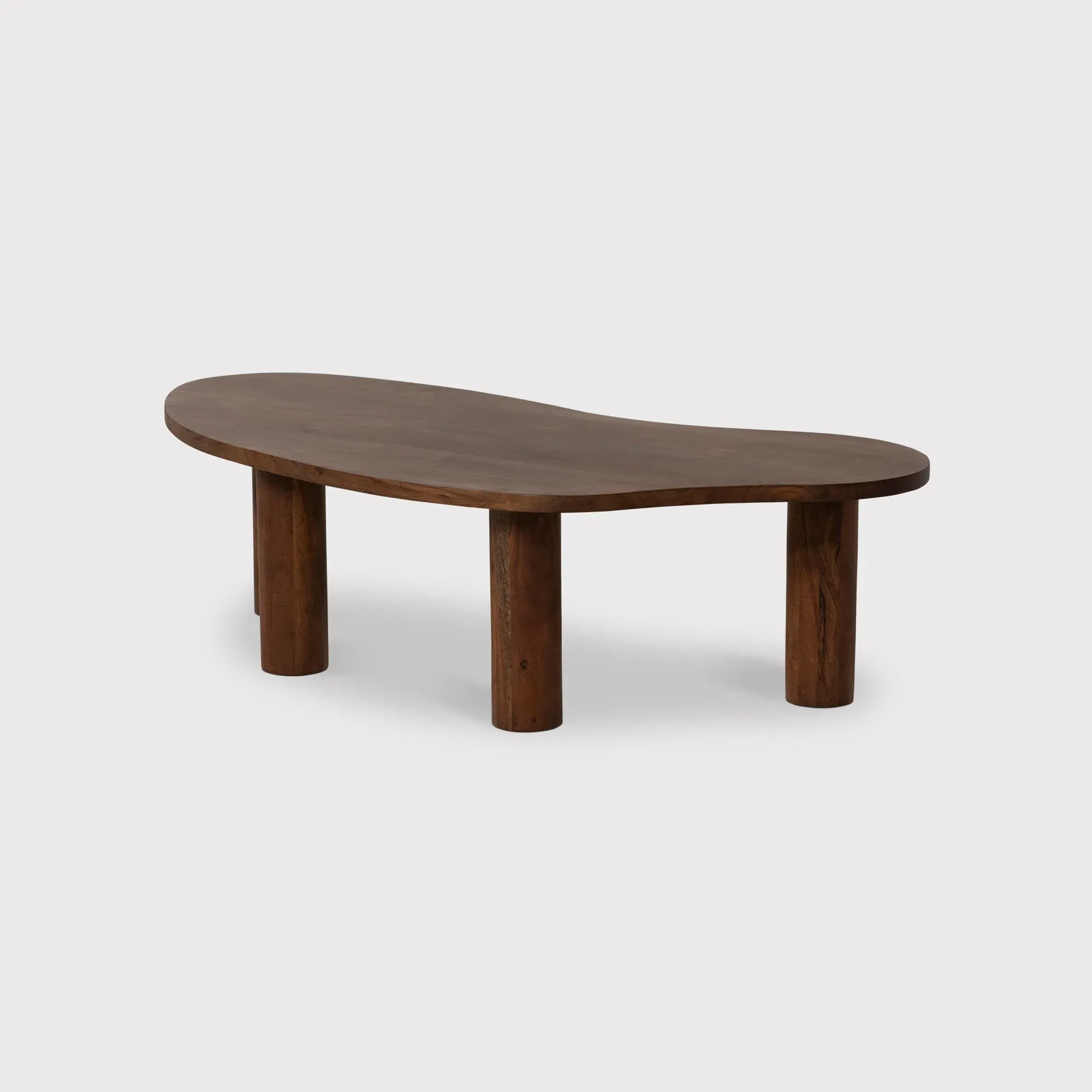 Canova Round Coffee Table - Brown, Acacia Wood