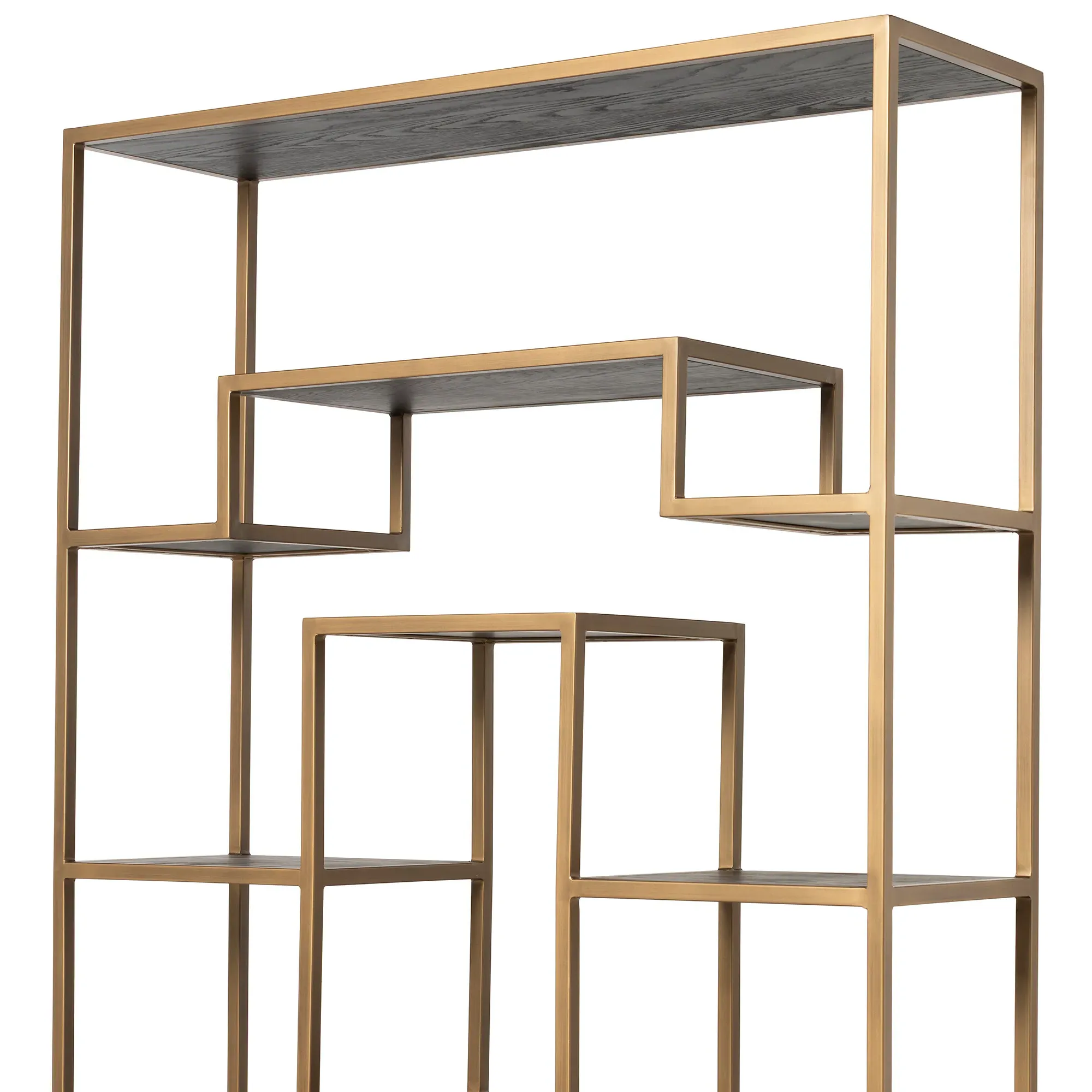 Cantha 2 Drawer Display Cabinet - Brown, Oak