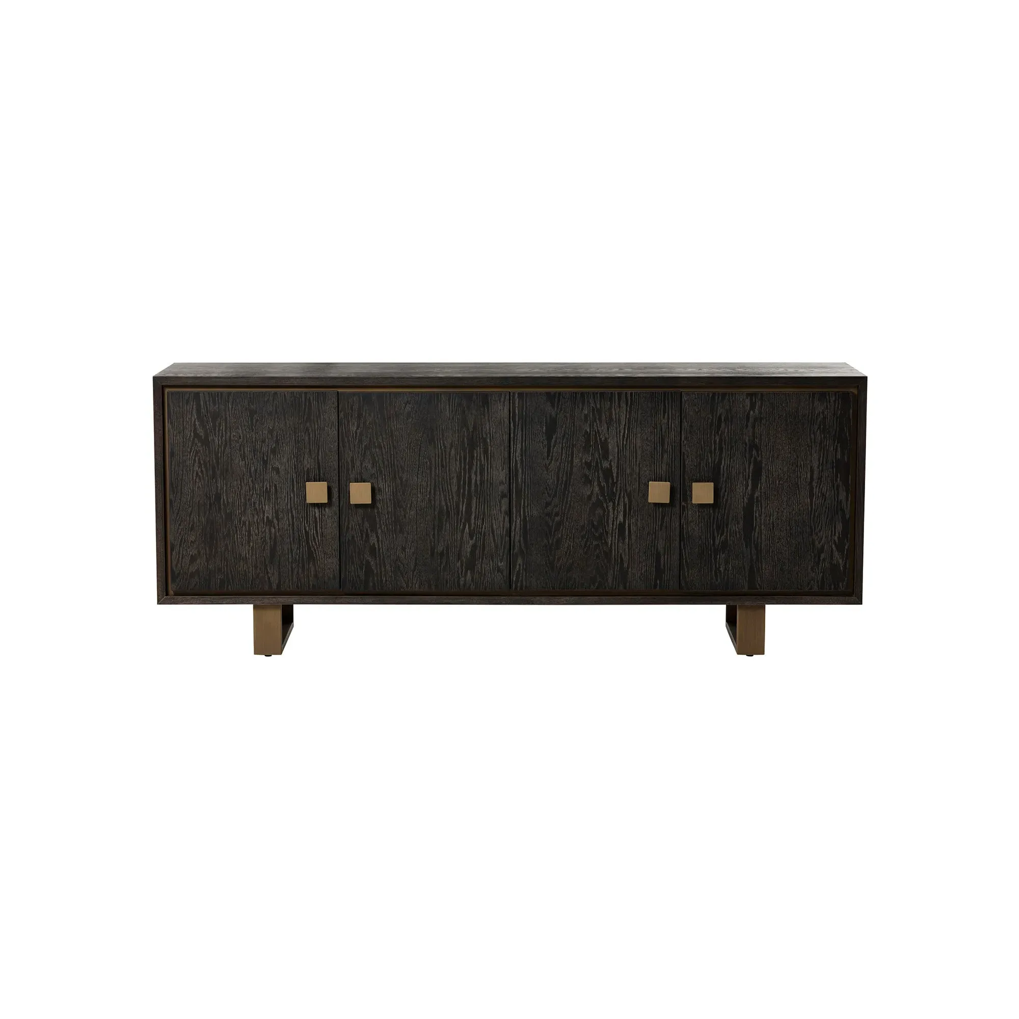Cantha 4 Door Sideboard - Brown, Oak