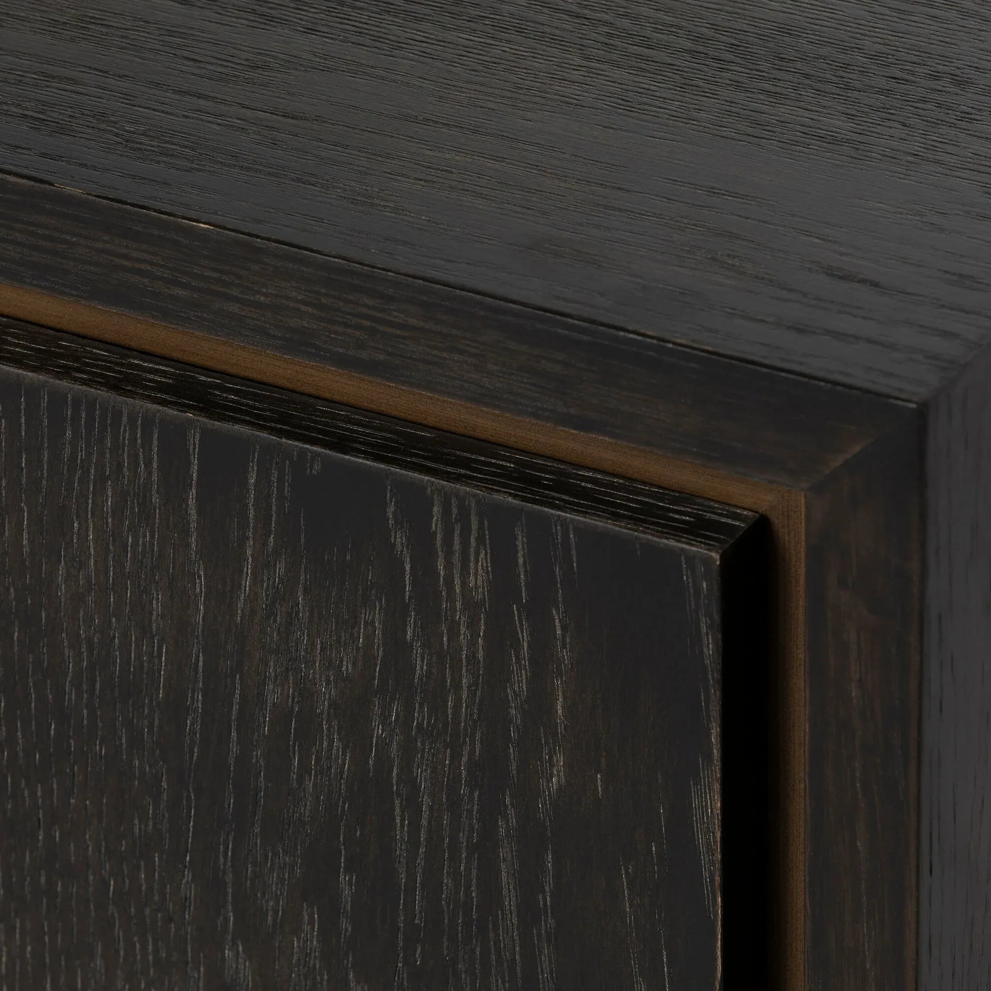 Cantha 4 Door Sideboard - Brown, Oak