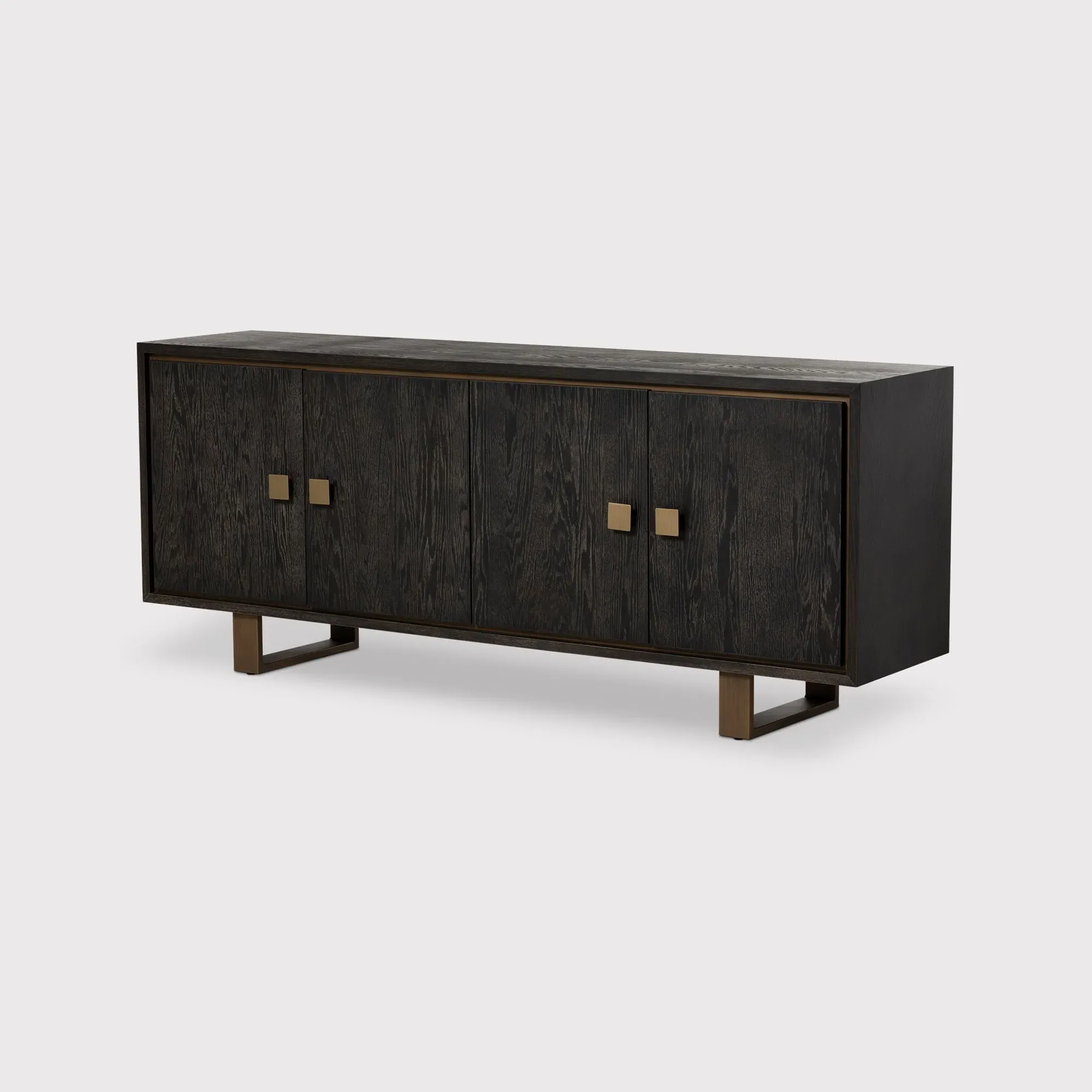 Cantha 4 Door Sideboard - Brown, Oak image