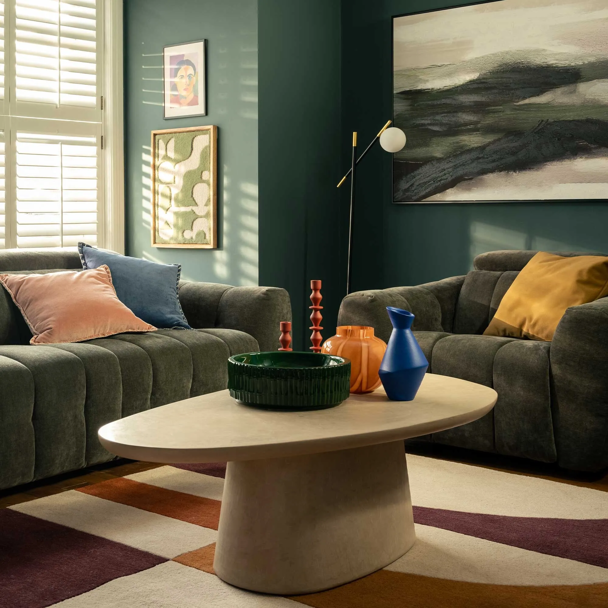 Capella Round Coffee Table - Neutral, Pine